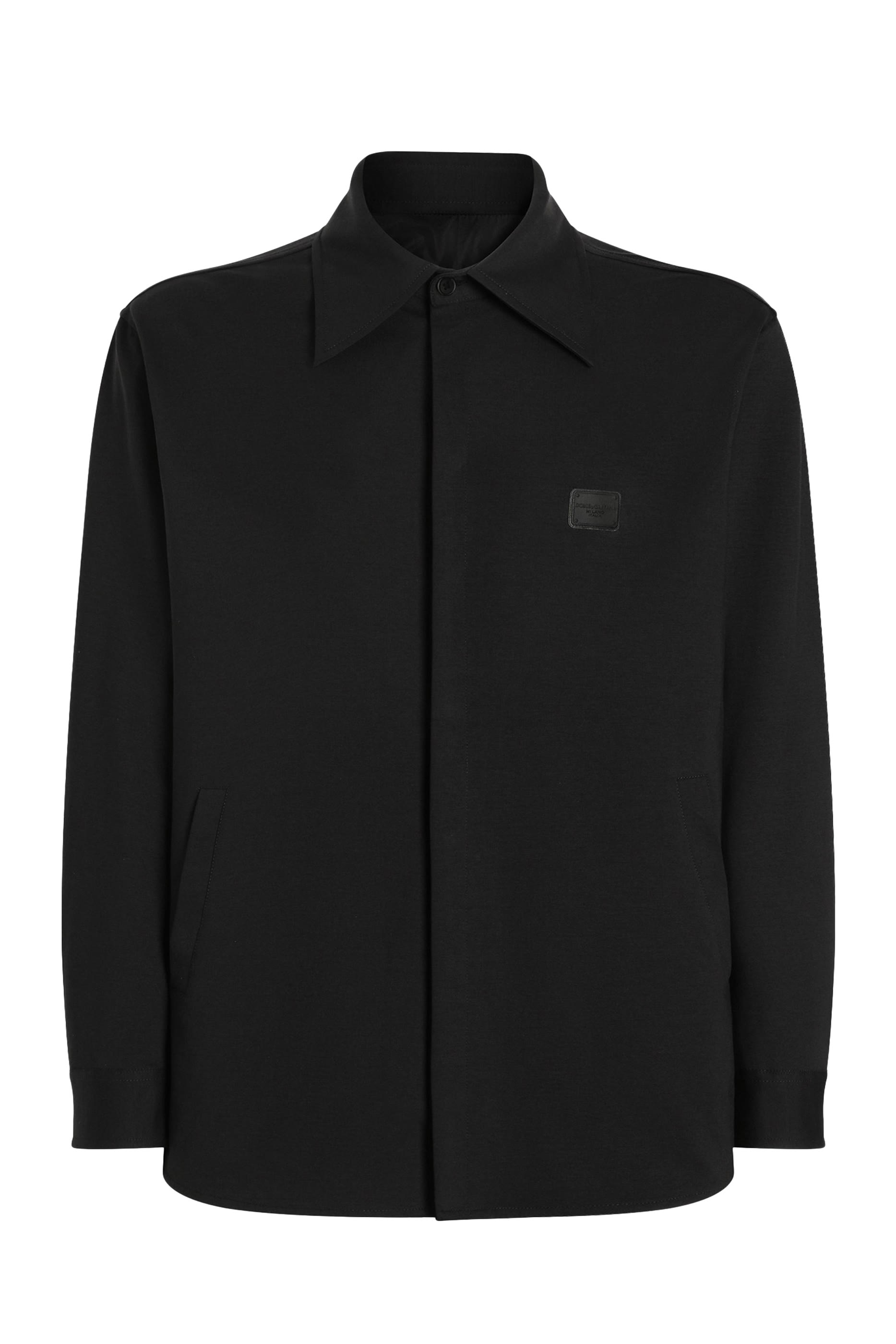  Logo Tag Technical Fabric Shirt