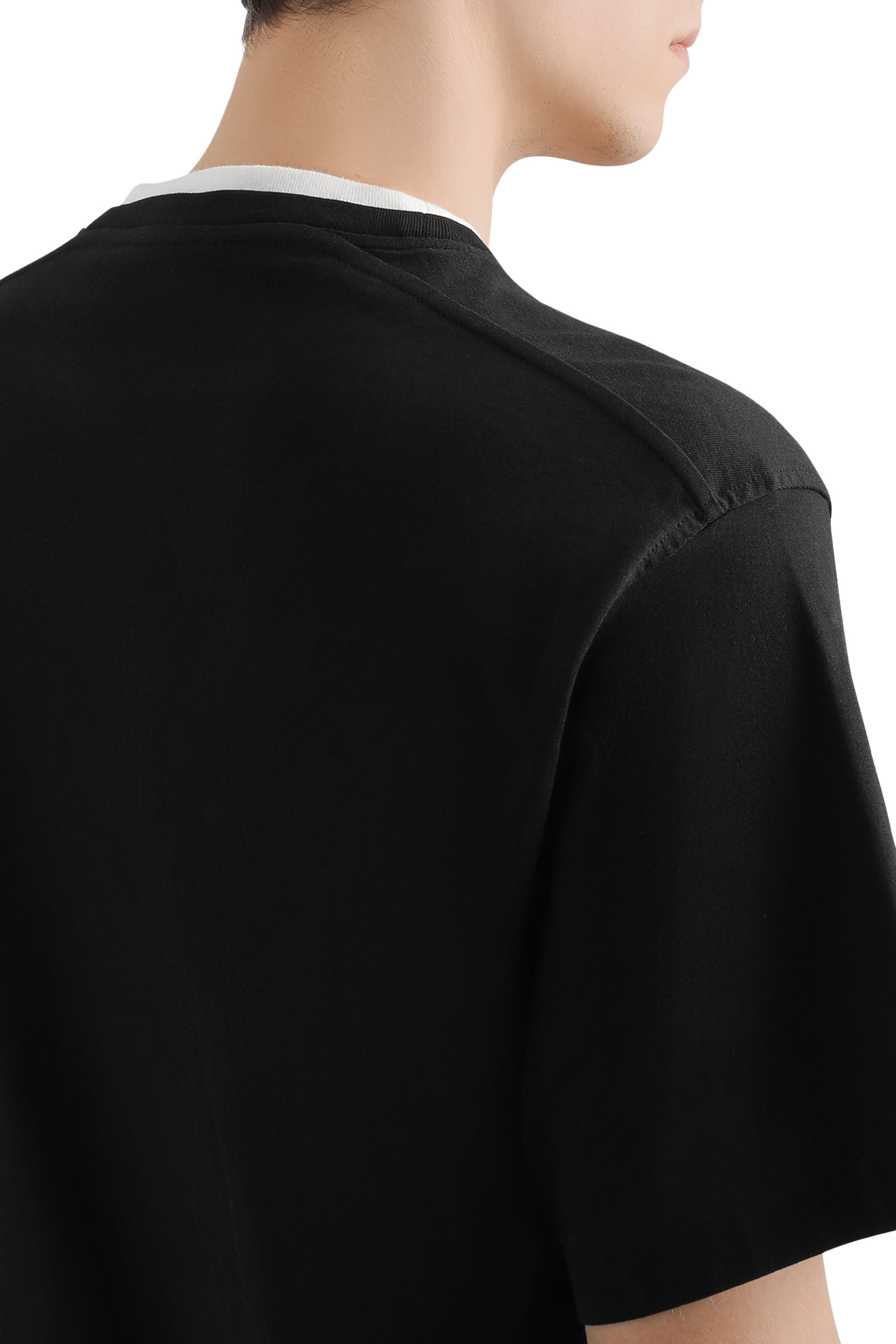 Logo Embroidered Cotton T-Shirt