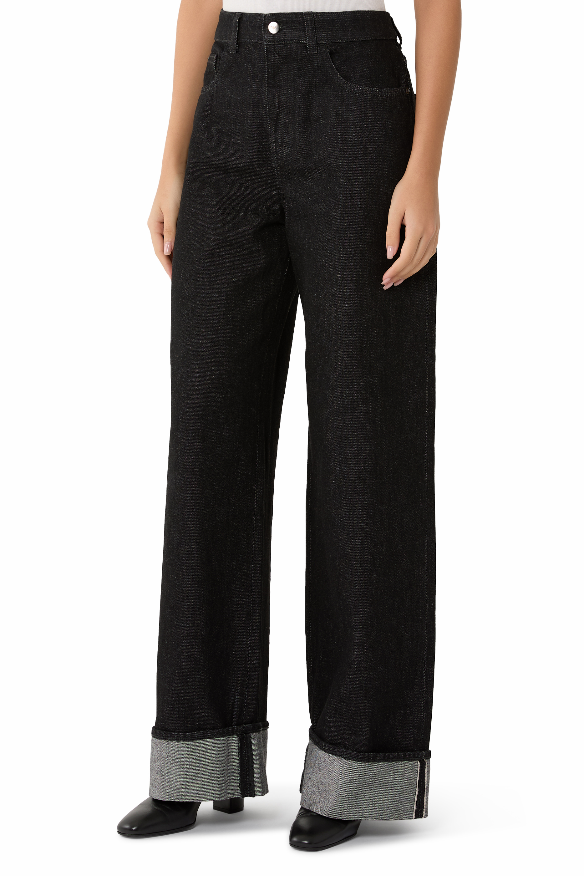 J8G Relaxed-Fit Denim Jeans