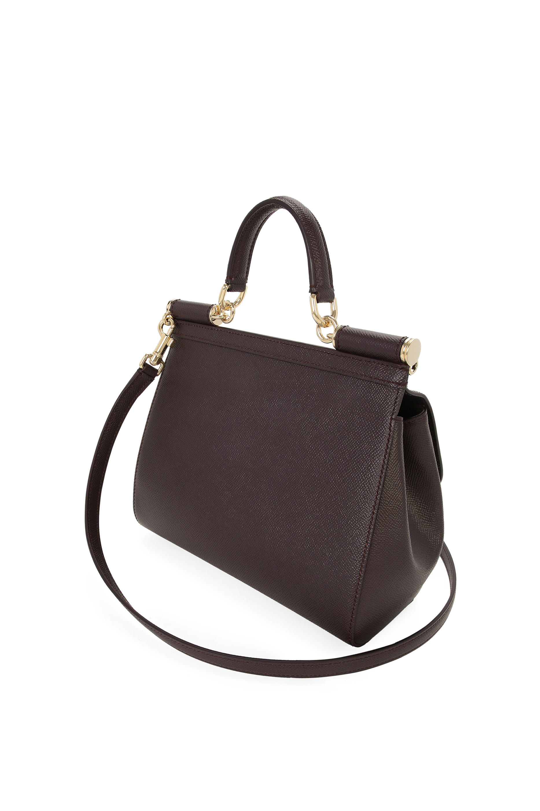 Large Dauphine Calfskin Sicily Bag
