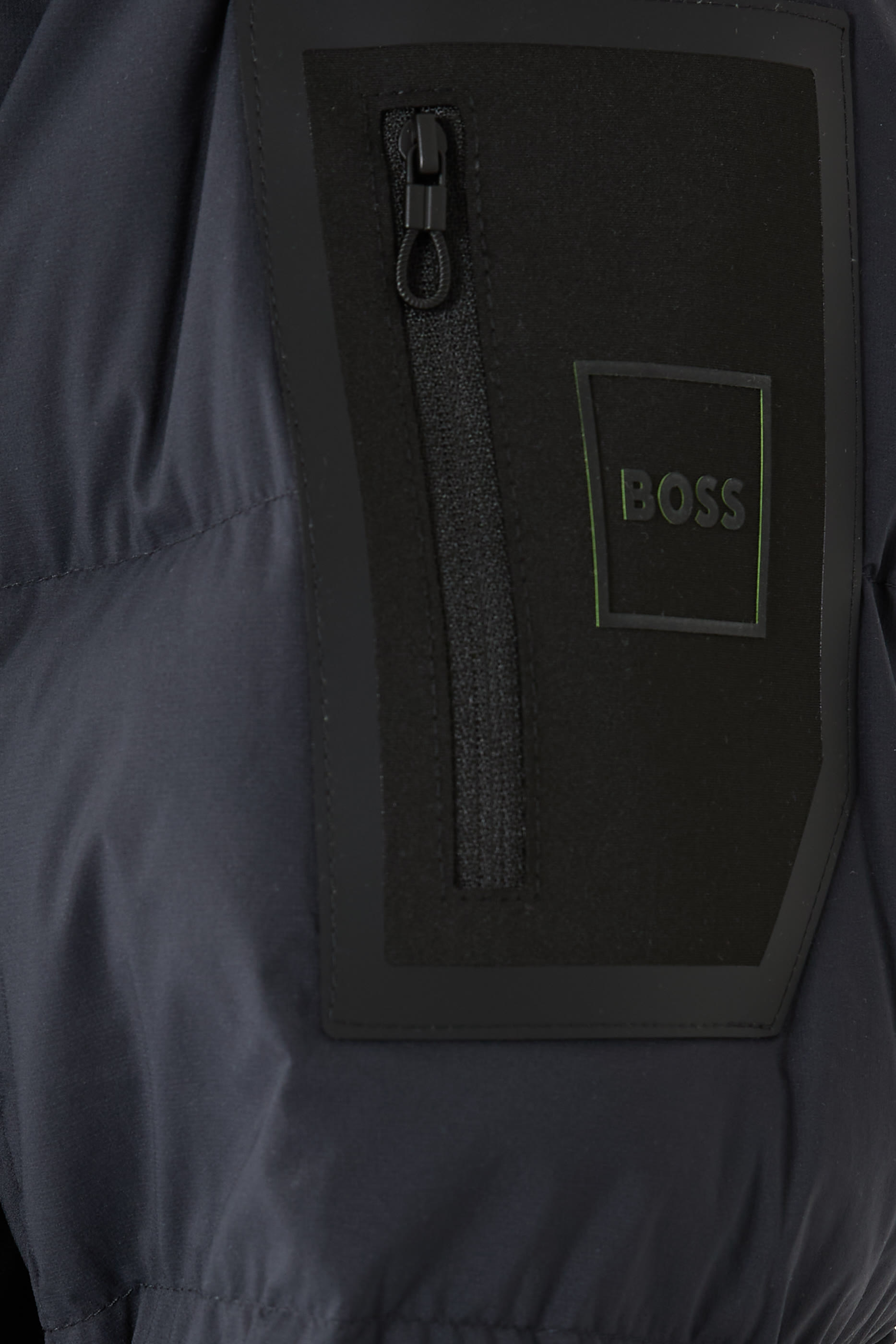 Water-Repellent Parka Jacket with Down Filling