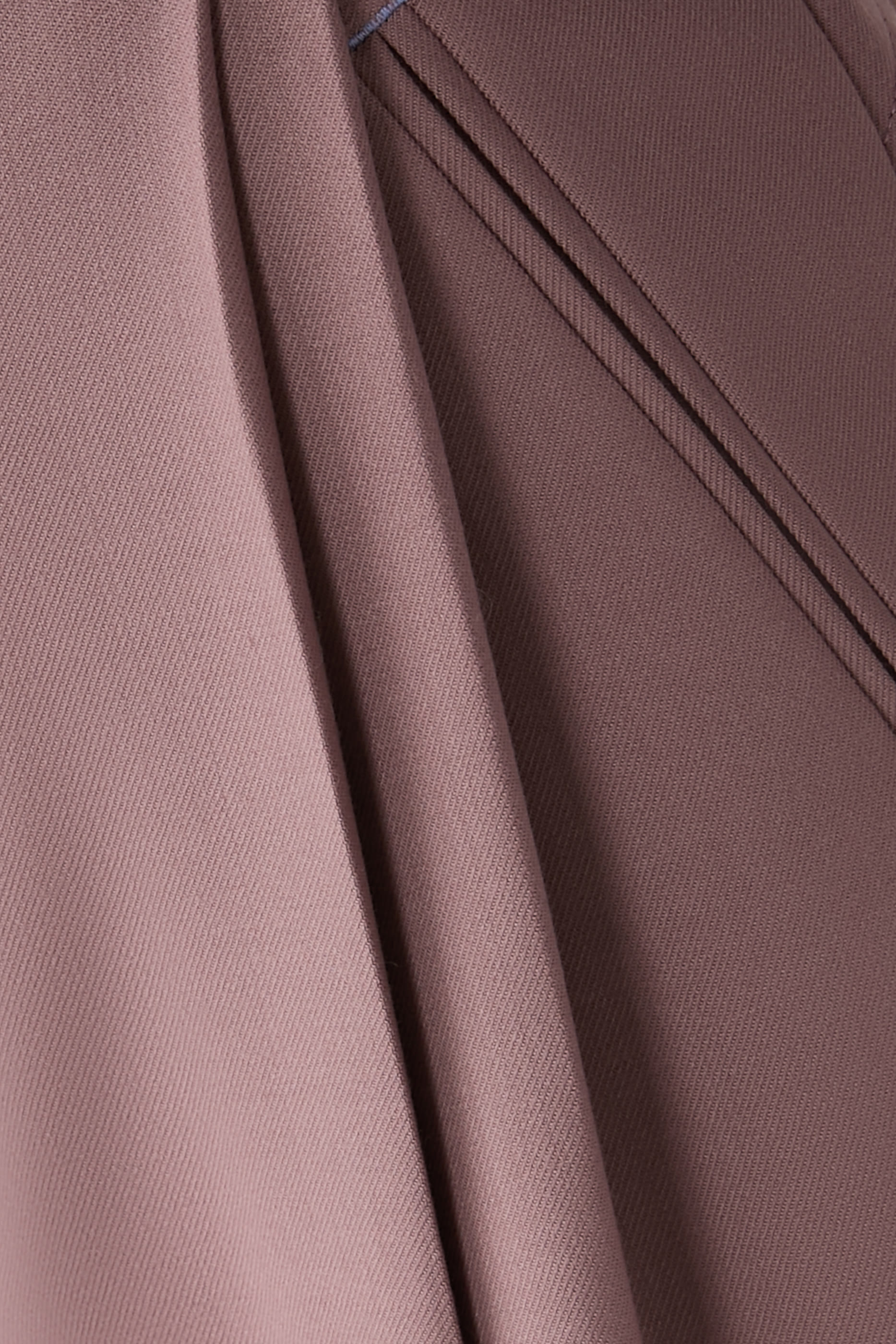 Alina Twill Wide-Leg Pants