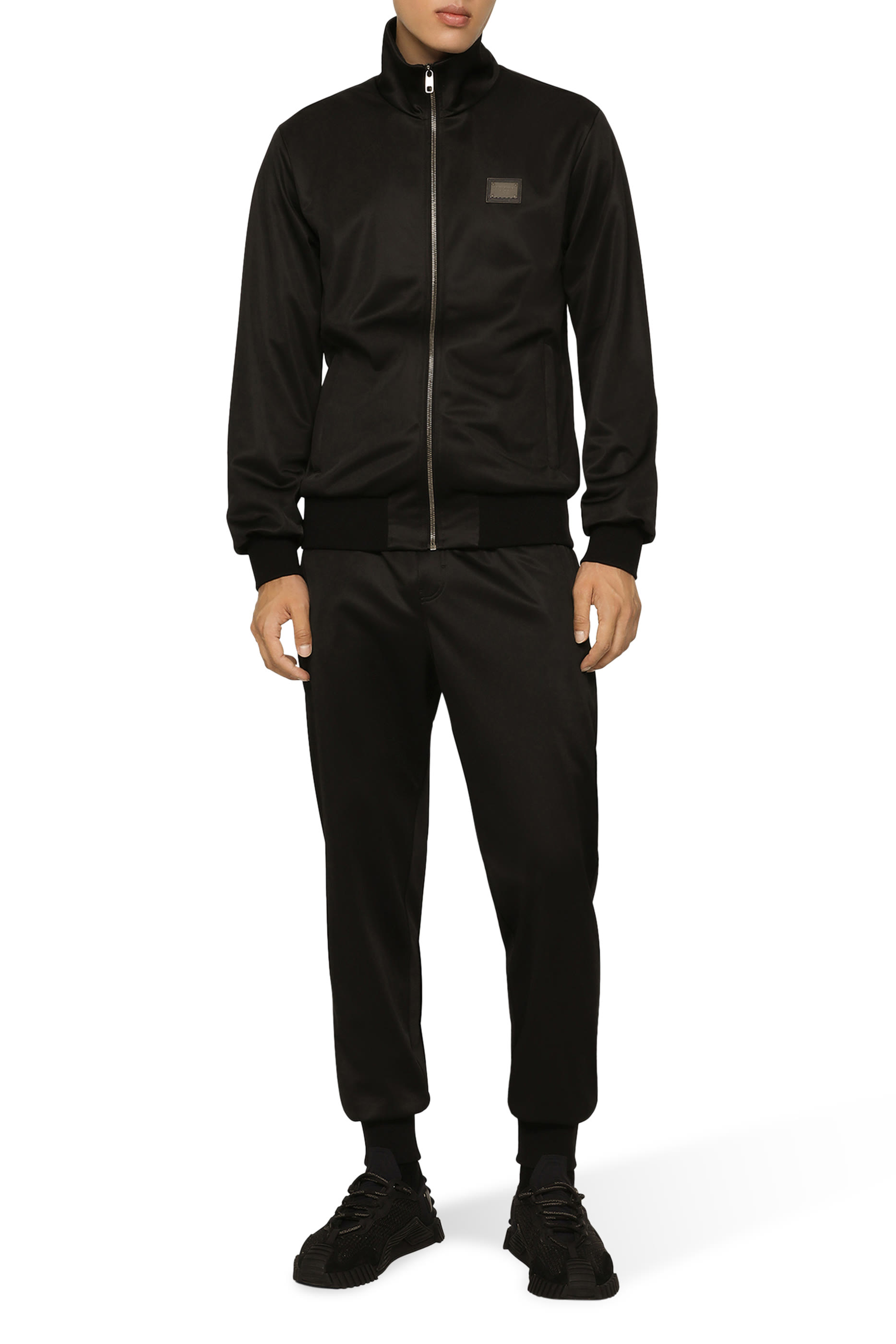 Logo Technical Jersey Sweatshirt