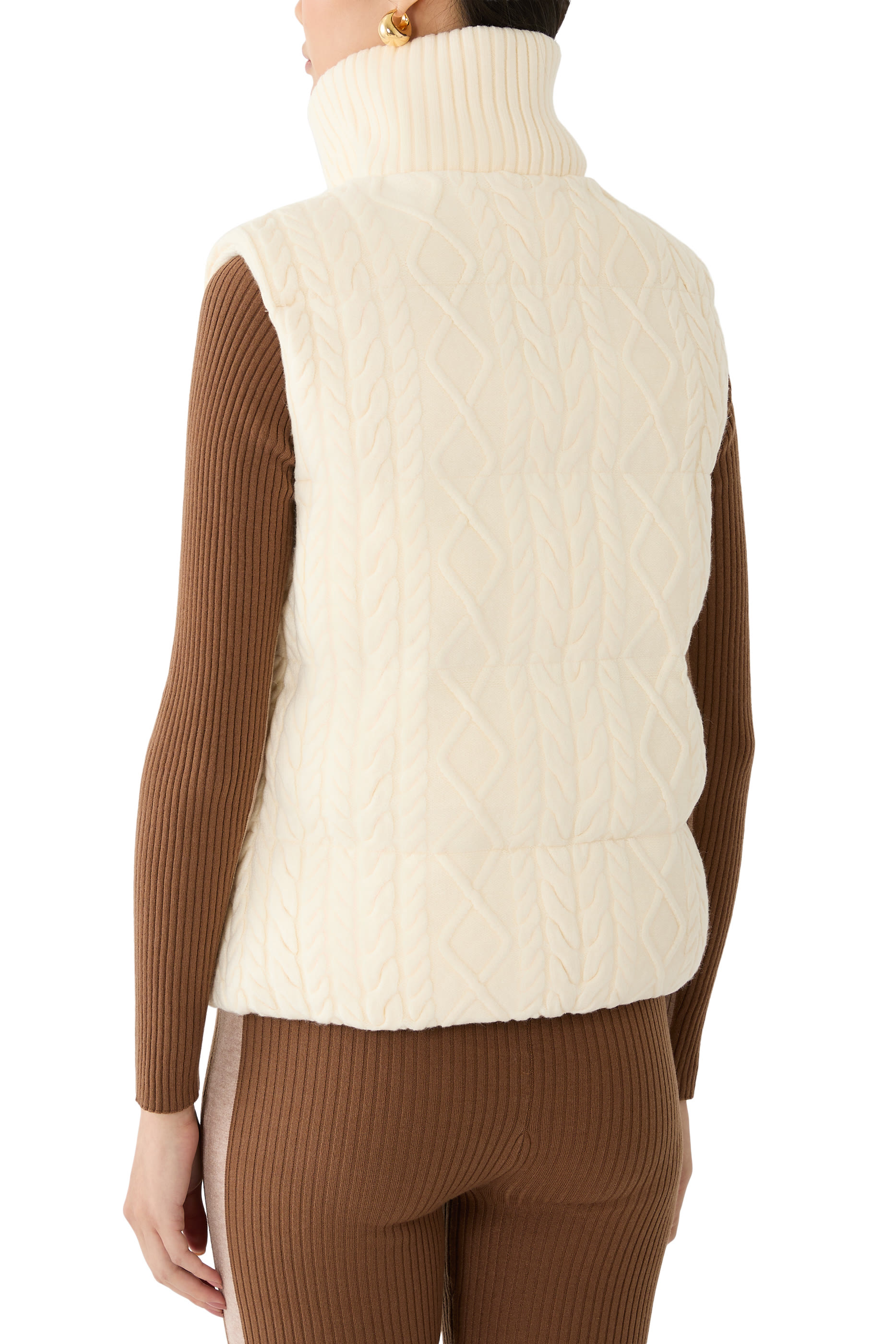 Irina Cable-Knit Gilet