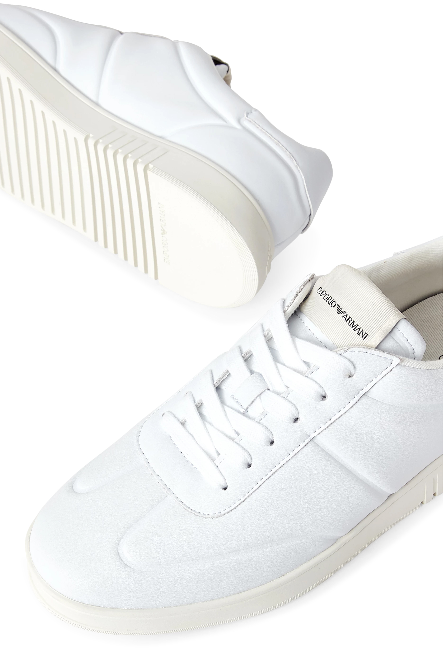Oyster Leather Sneakers