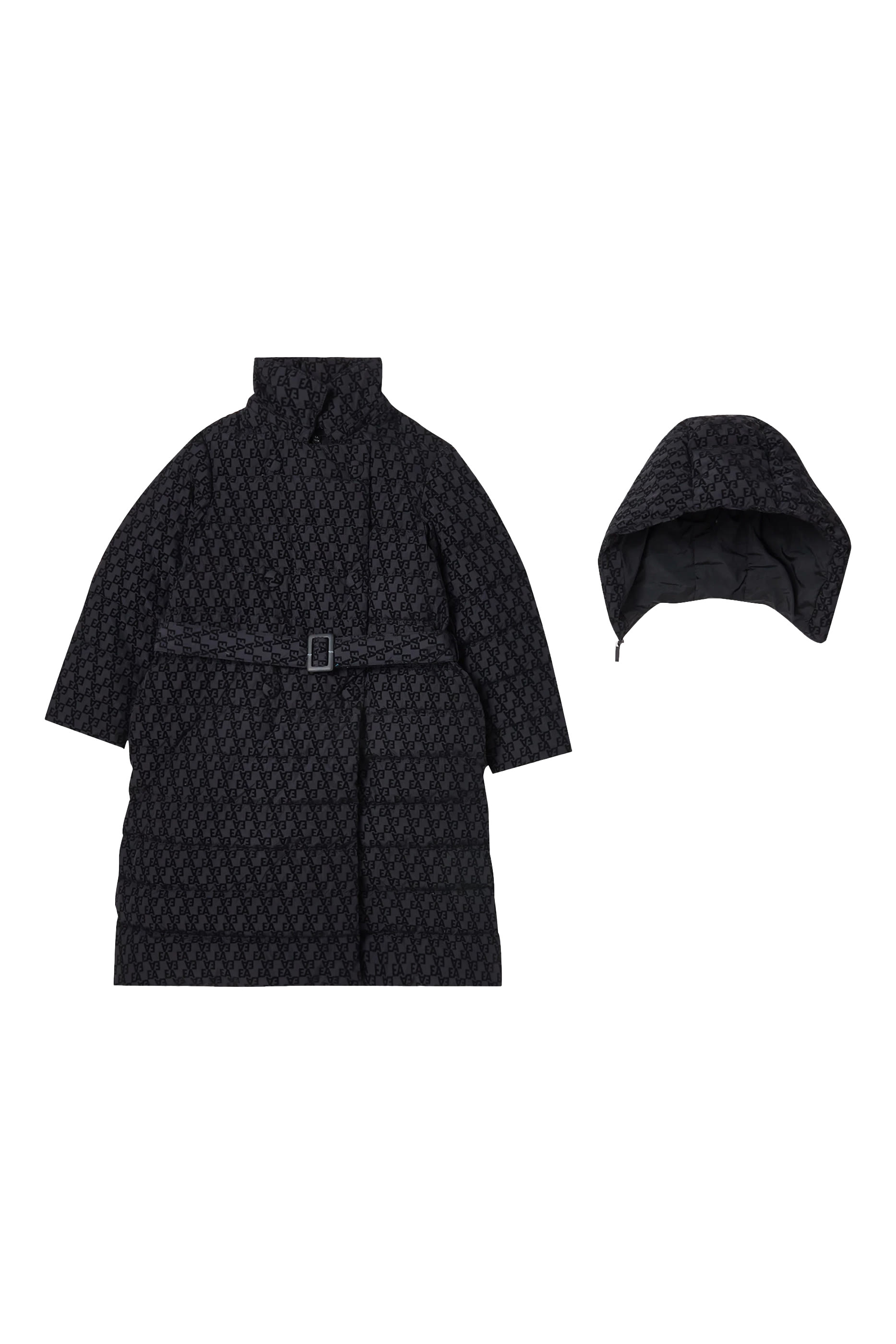 Kids Hooded Long Jacket