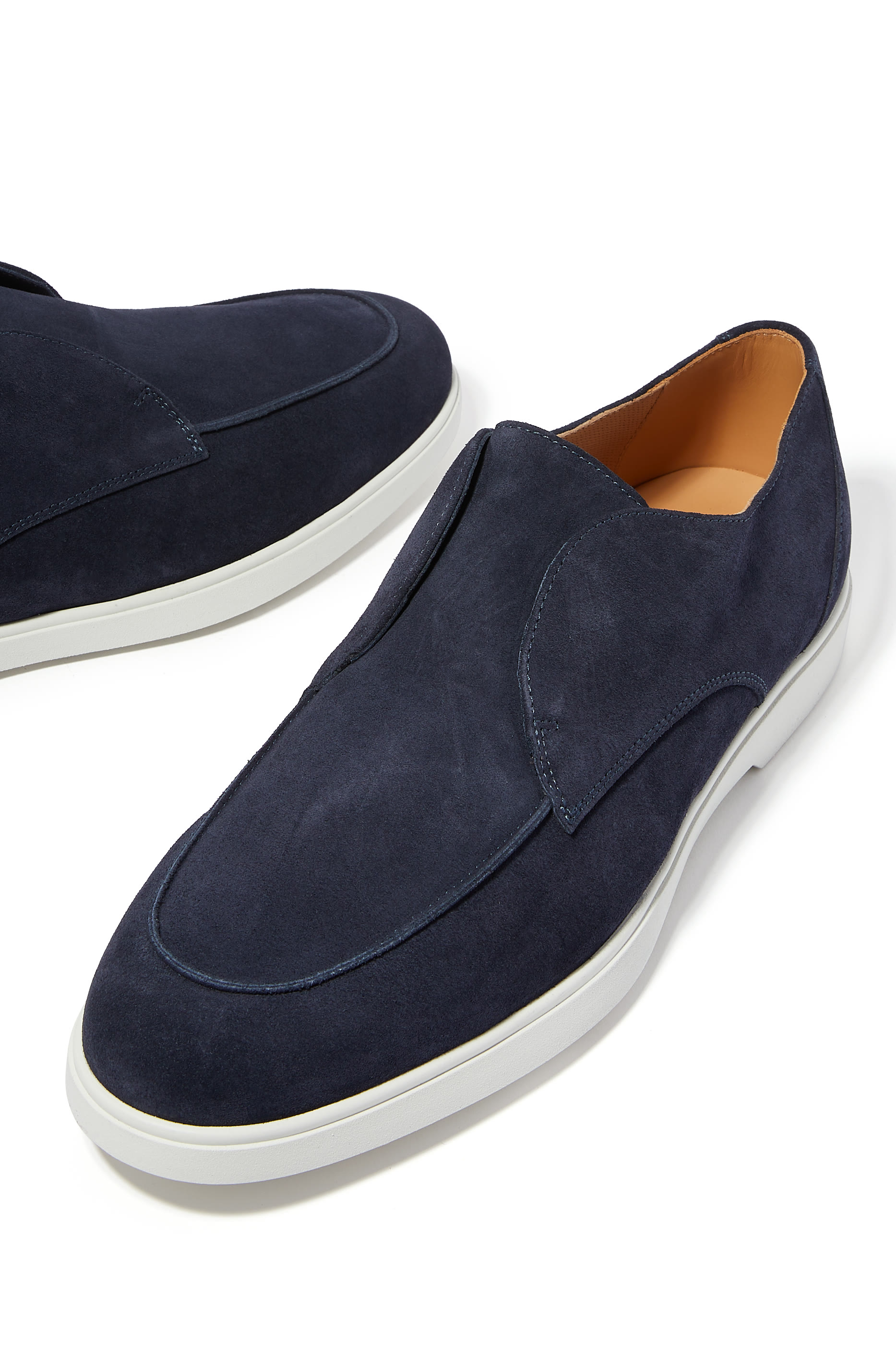 H01 Velour Abisso Slip-On Loafers