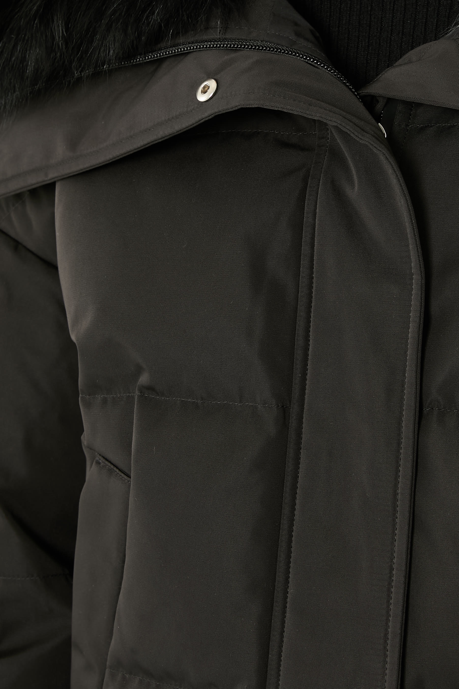  Ski Jacket with Fox Fur Hood 