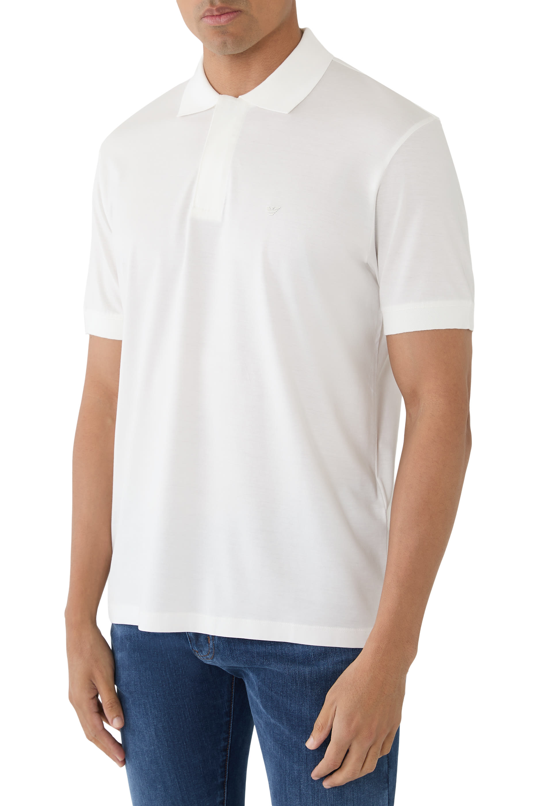 Micro Eagle Logo Polo Shirt