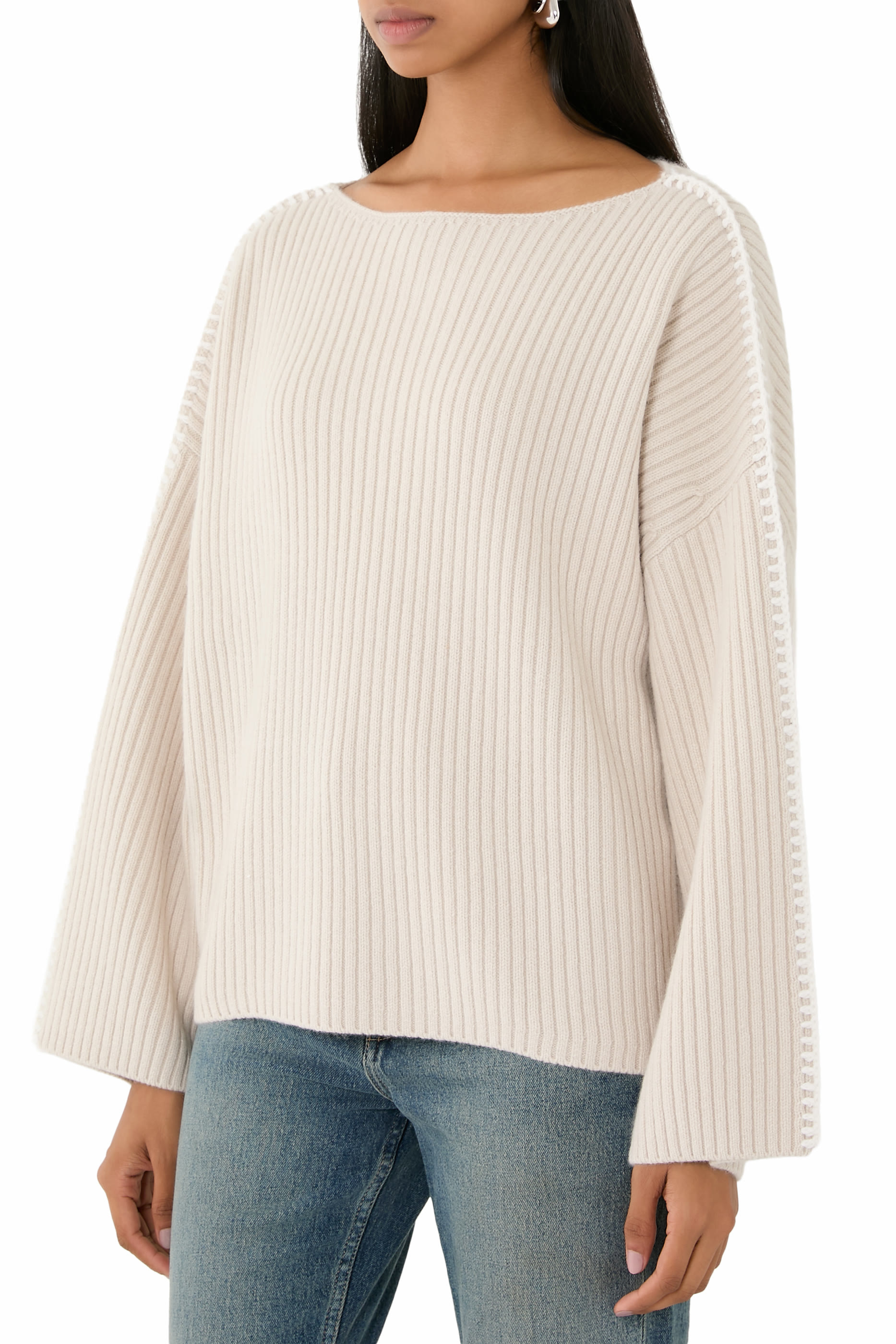 Ingrid Boat Neck Sweater