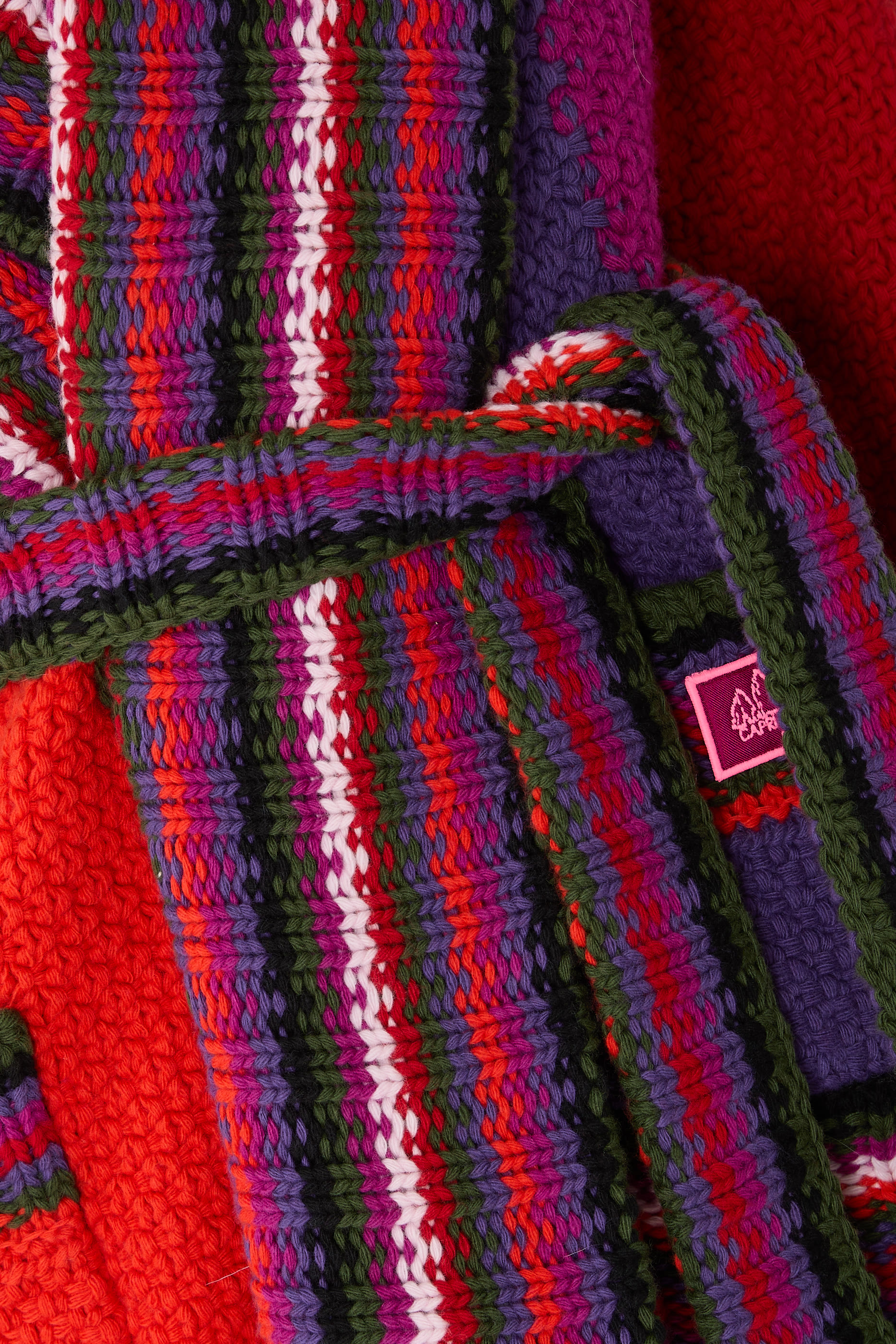 Oversized Colorblock Cardigan