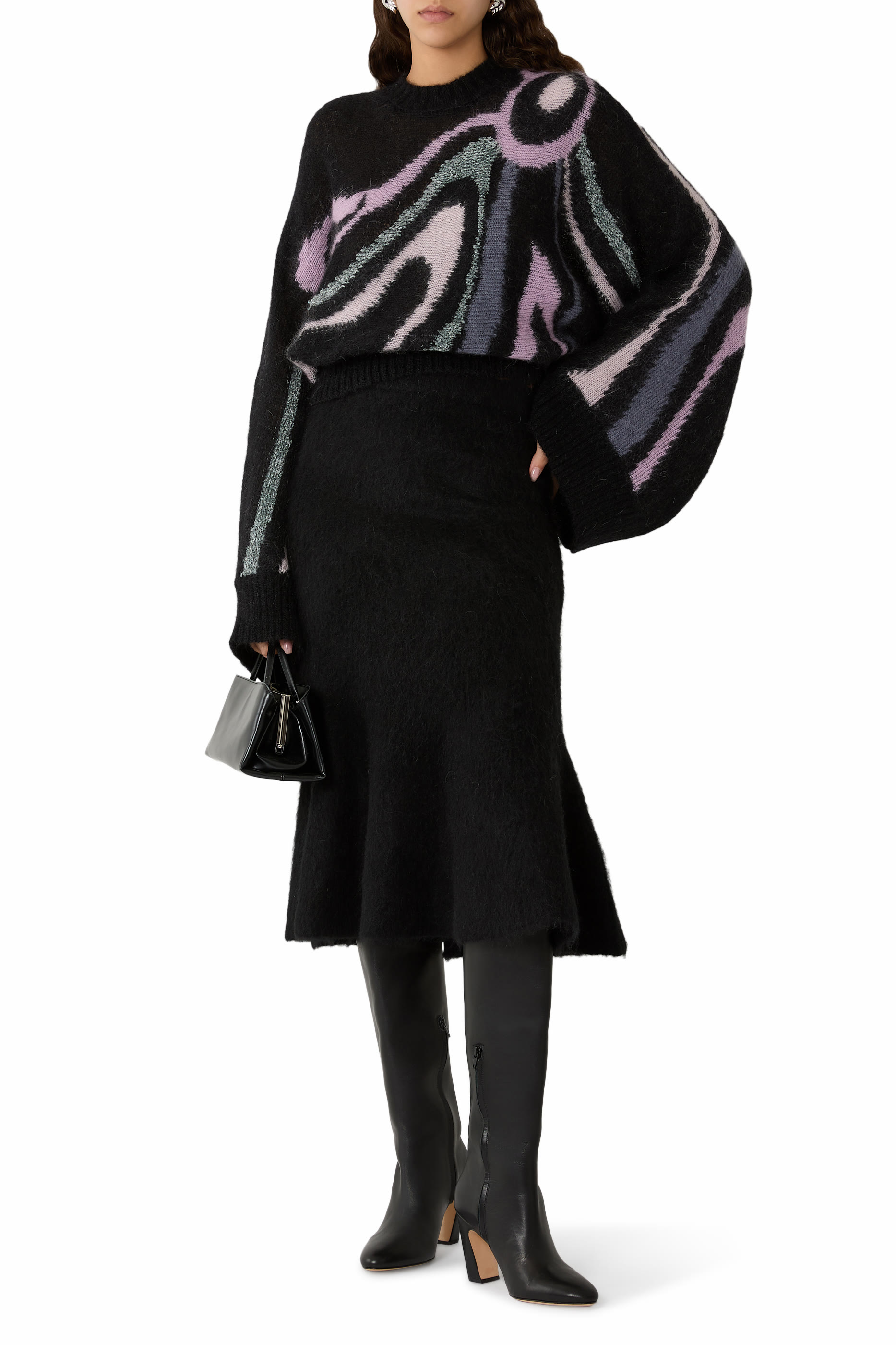  Geometric Pattern Sweater