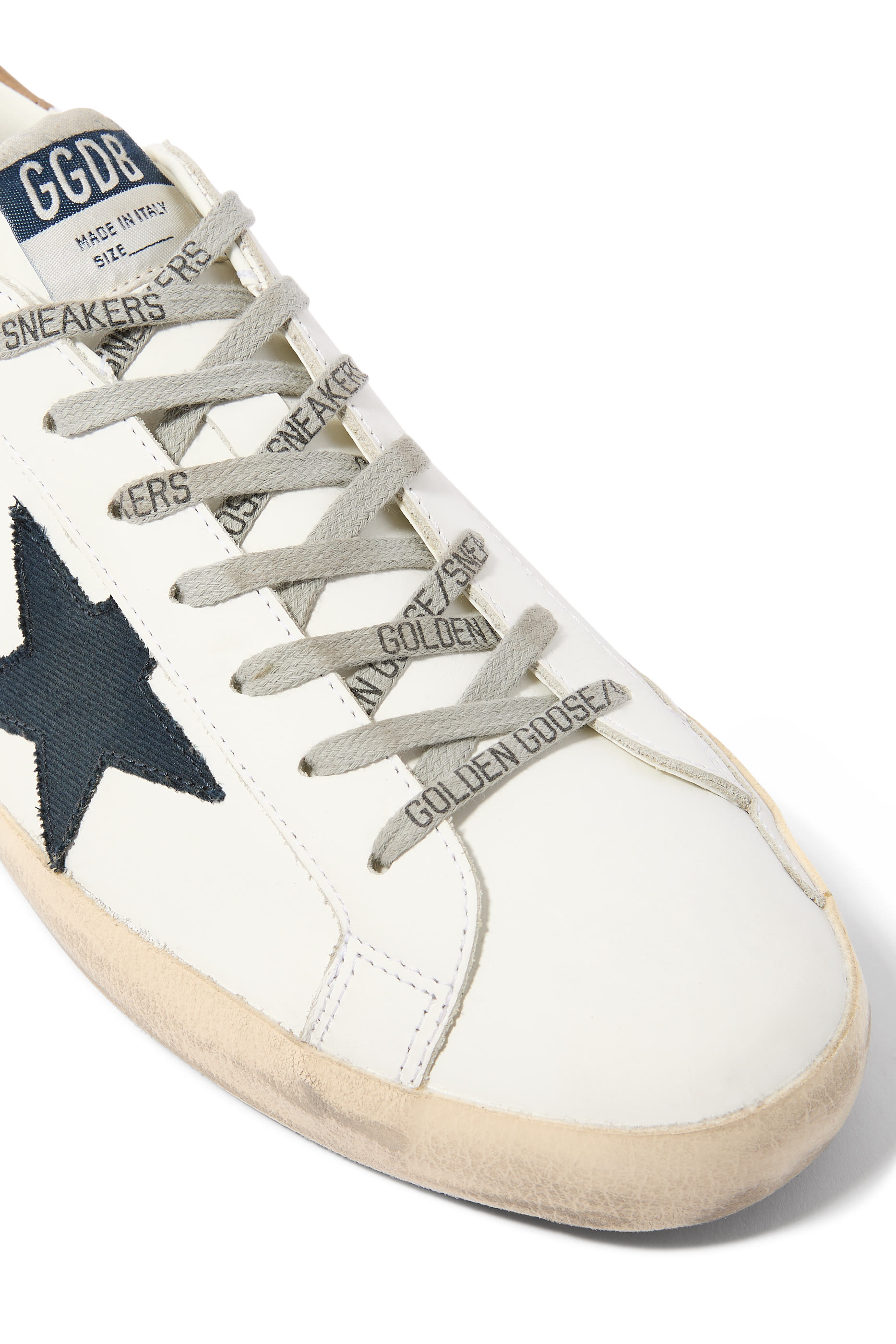 Men&rsquo;s Super-Star Leather Sneakers