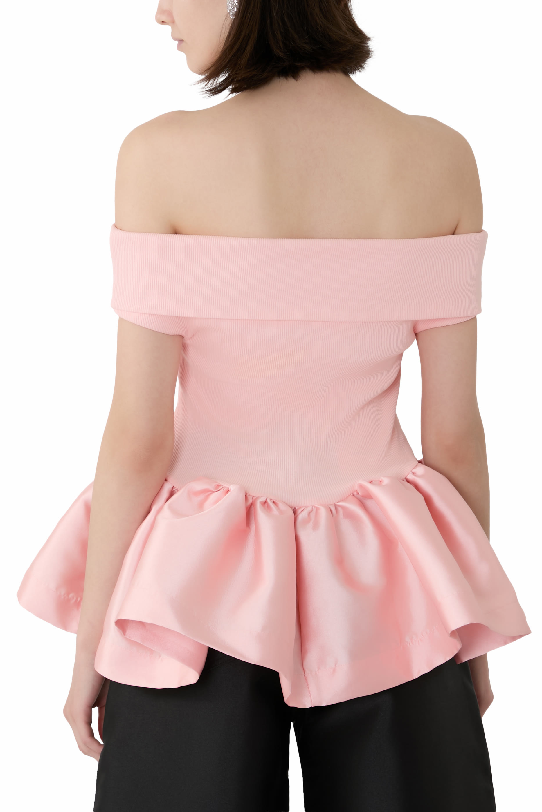 Off-Shoulder Peplum Top