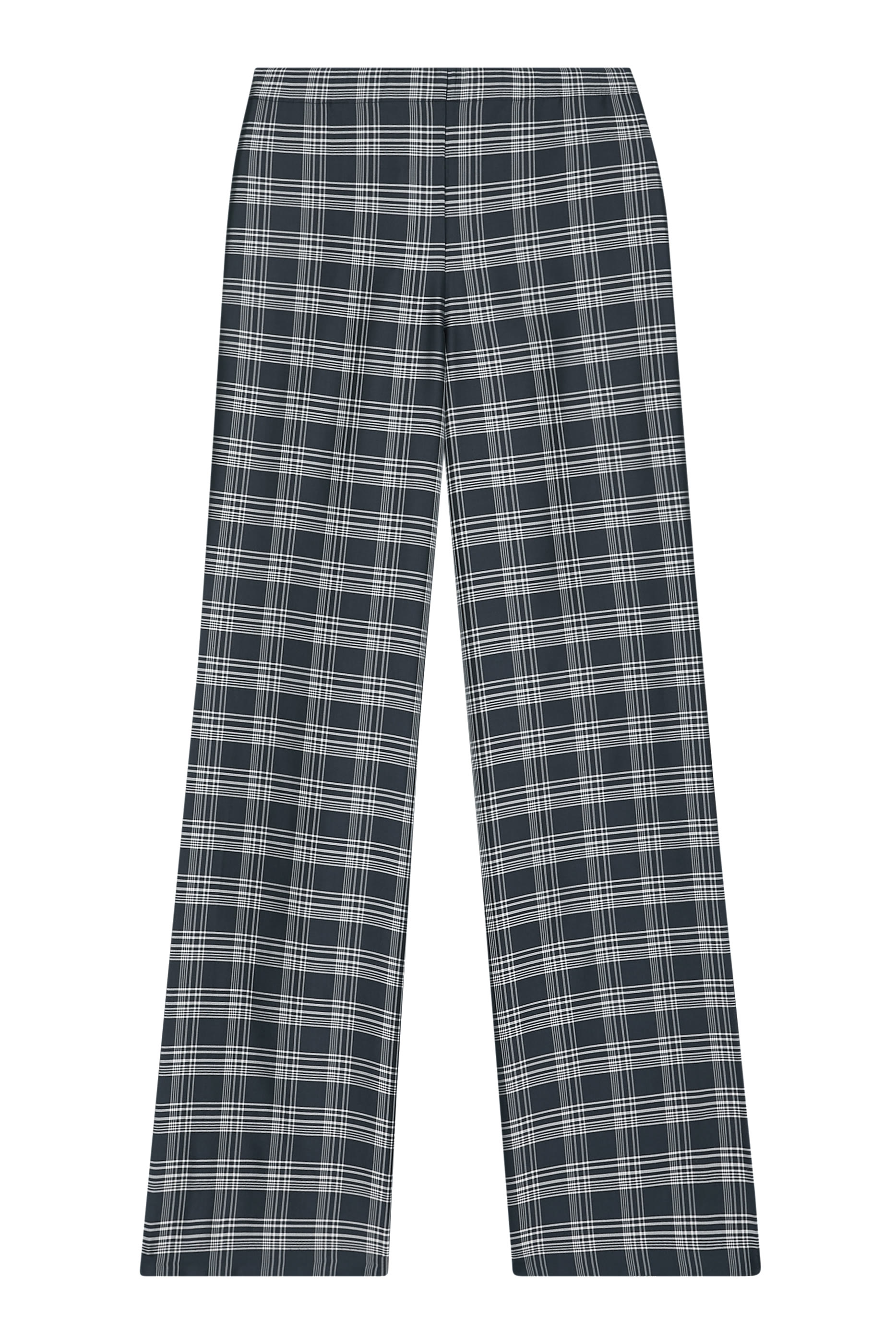 Plaid Fluid Pants