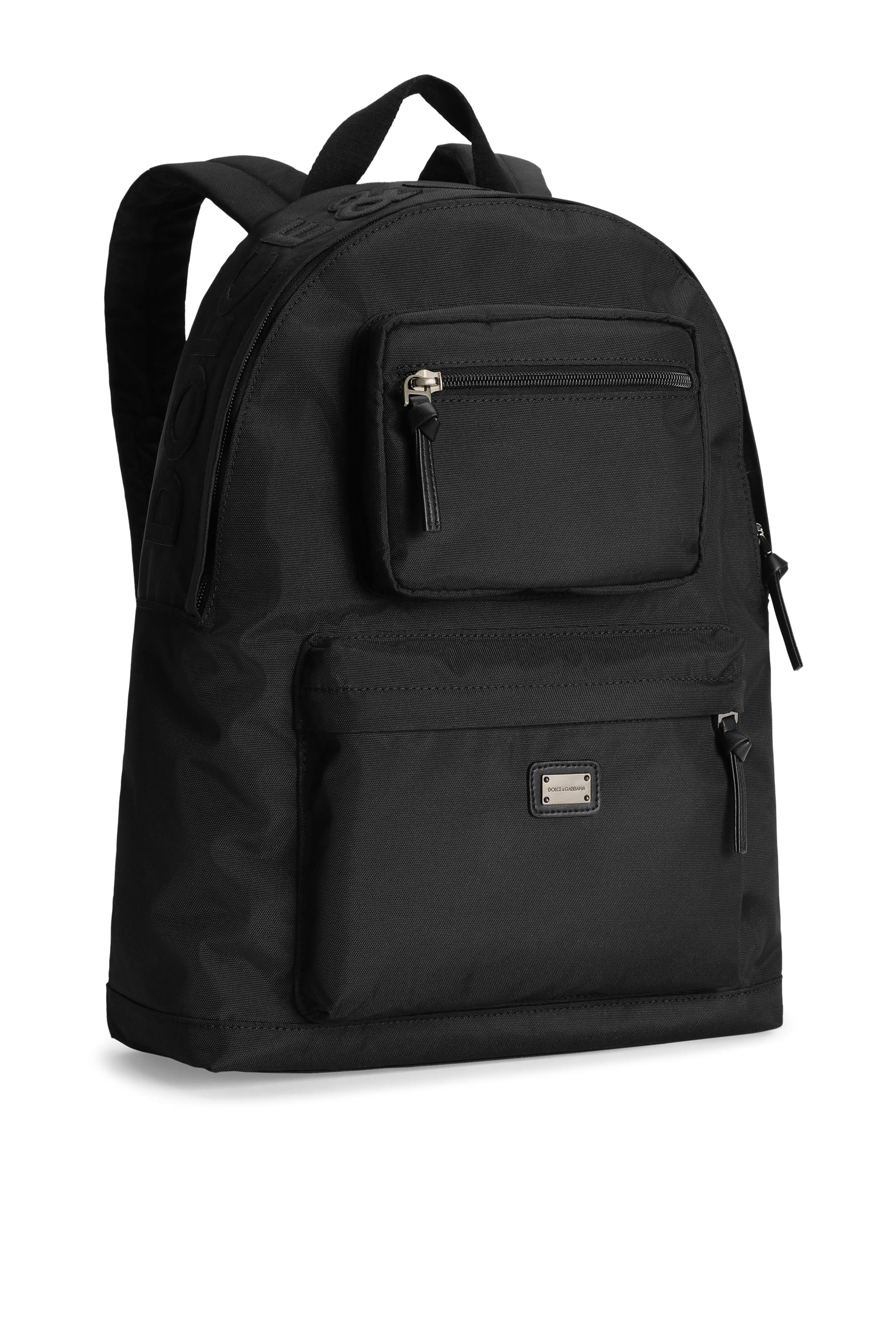 Kids Logo-Embroidered Zip-Up Backpack