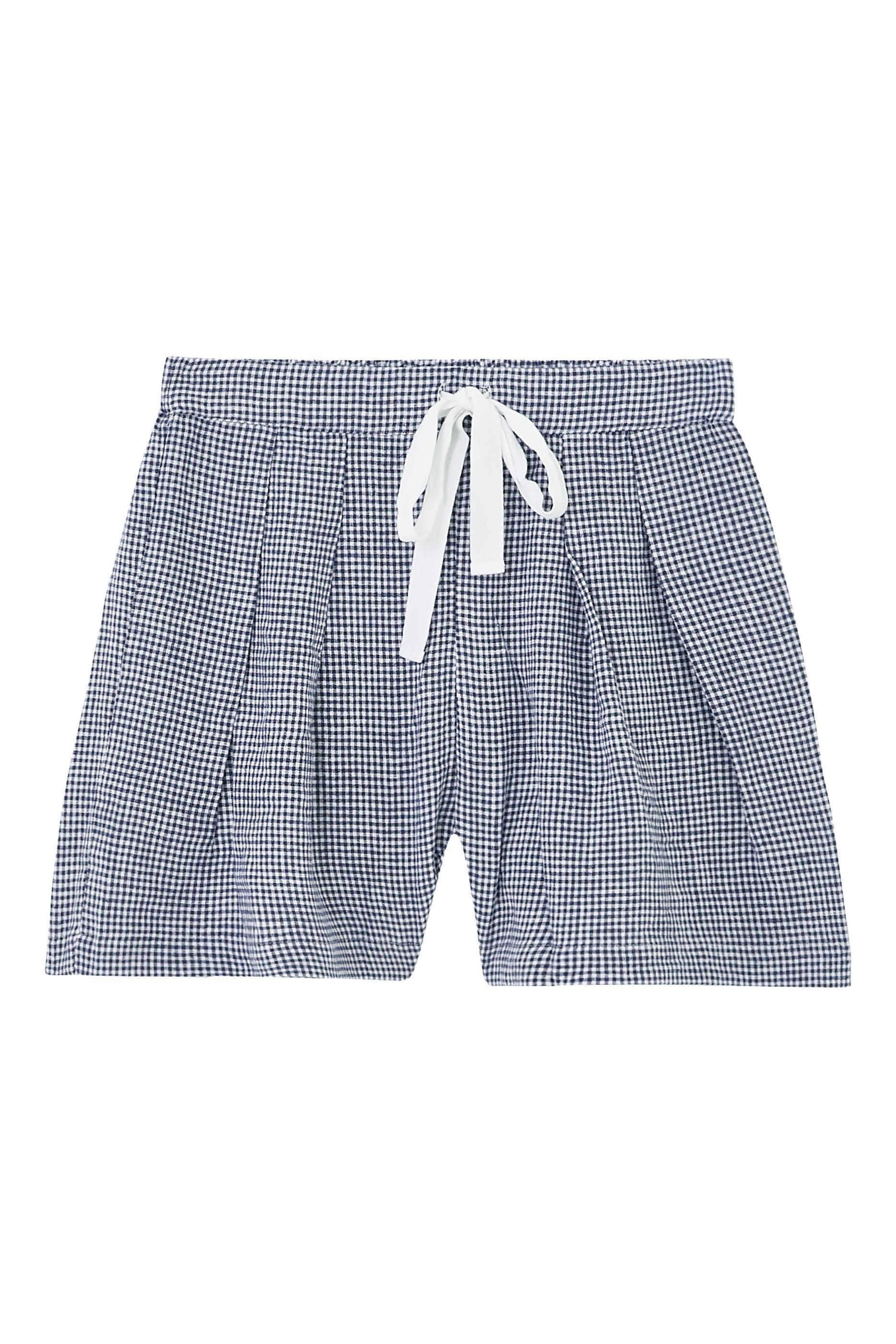 Linen Blend Relaxed Shorts