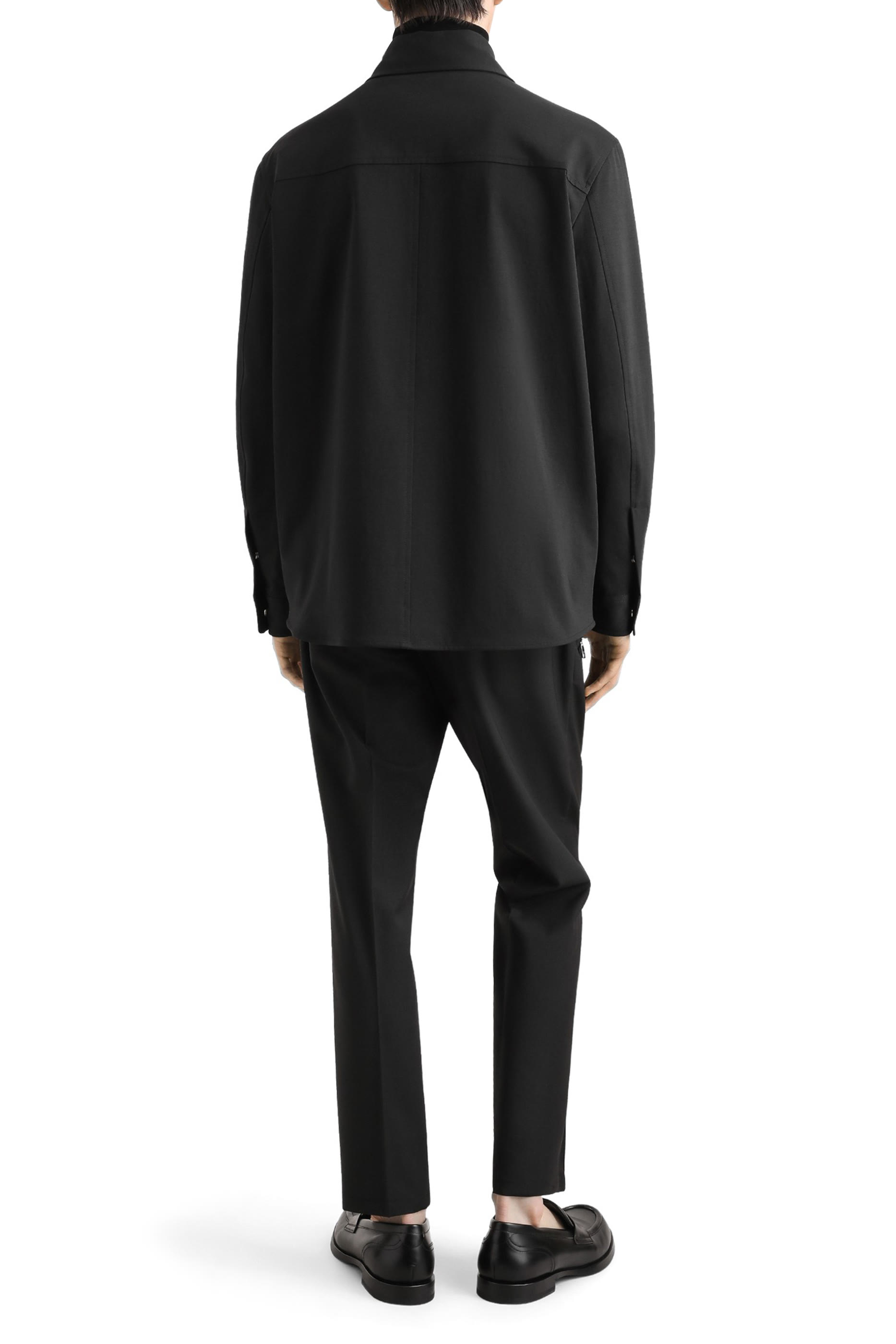  Logo Tag Technical Fabric Shirt