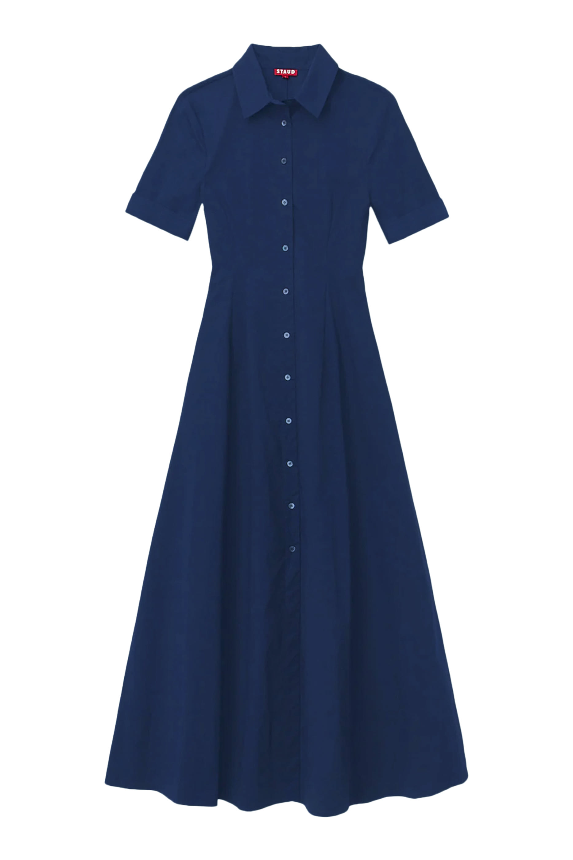 Elle Cotton-Blend Midi Dress