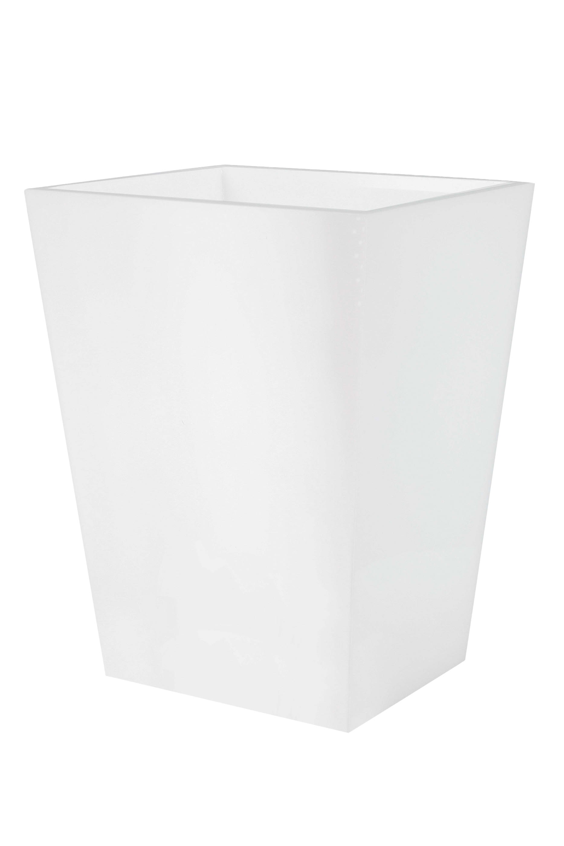 White Ice Waste Basket