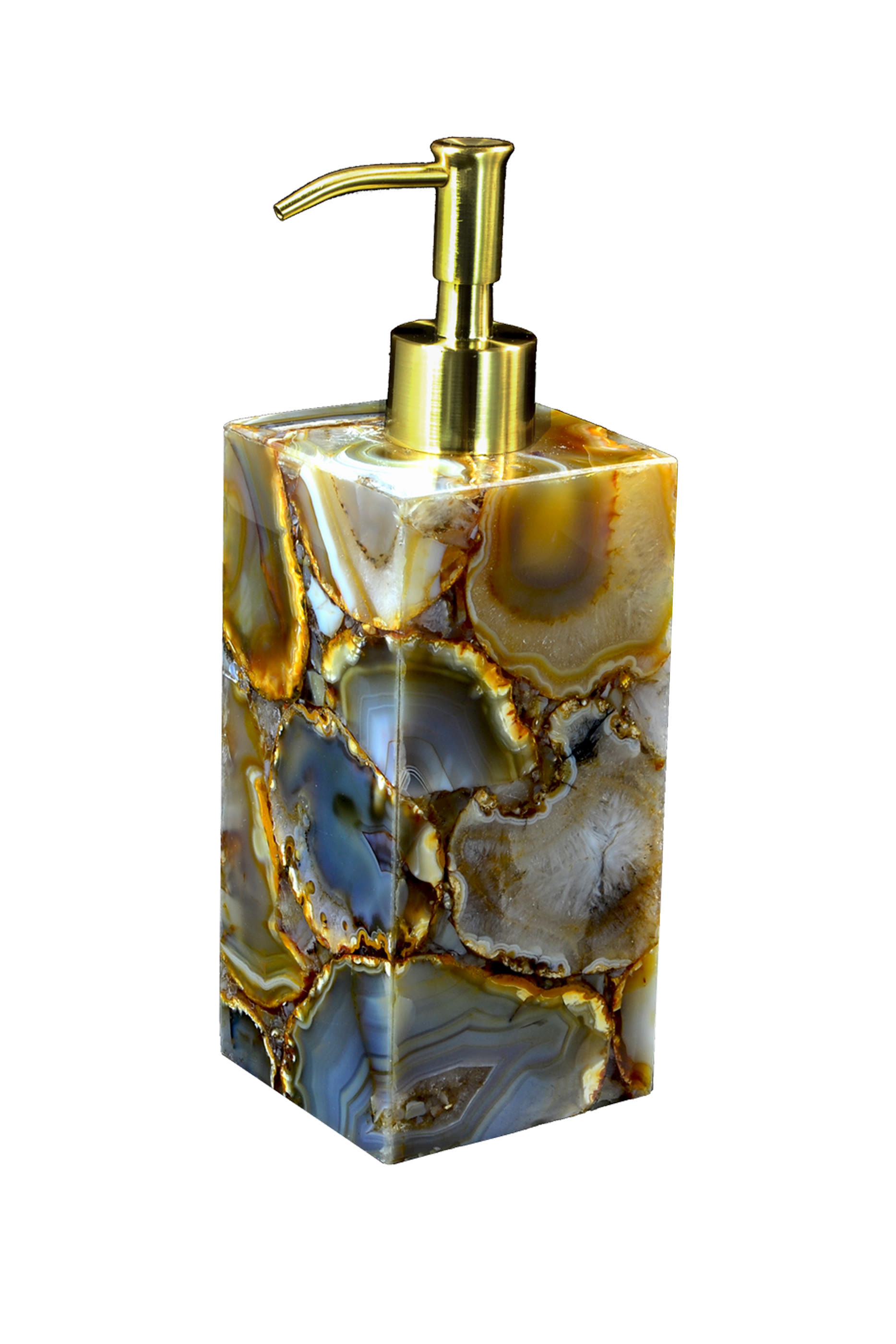 Semi Precious Agate Lotion Pump