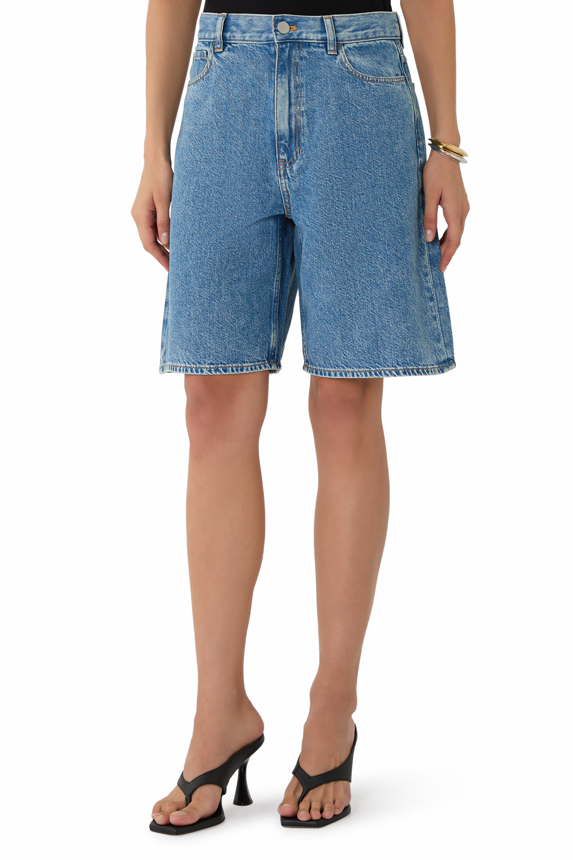 Relaxed Denim Shorts