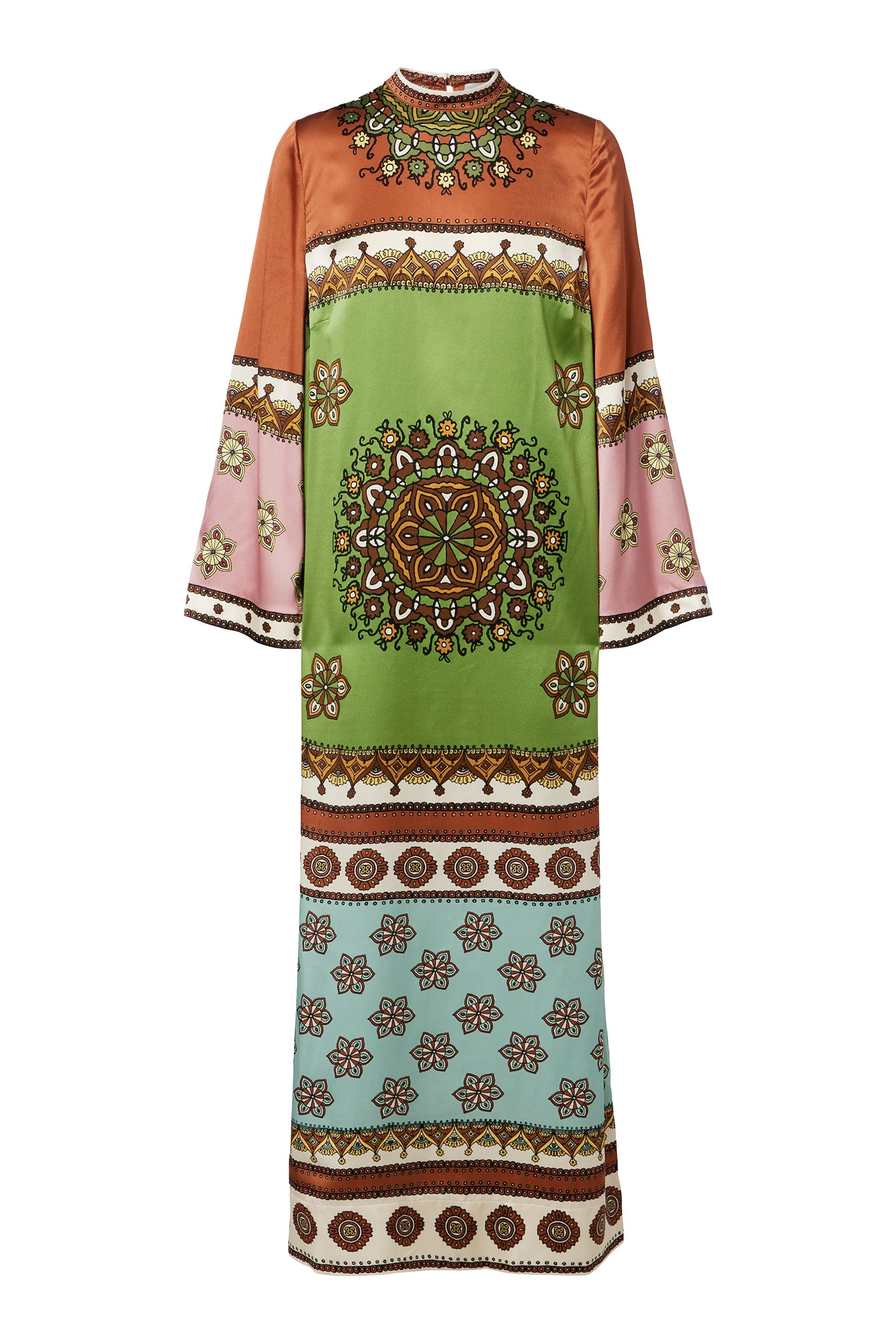 Contina Silk Midi Dress 