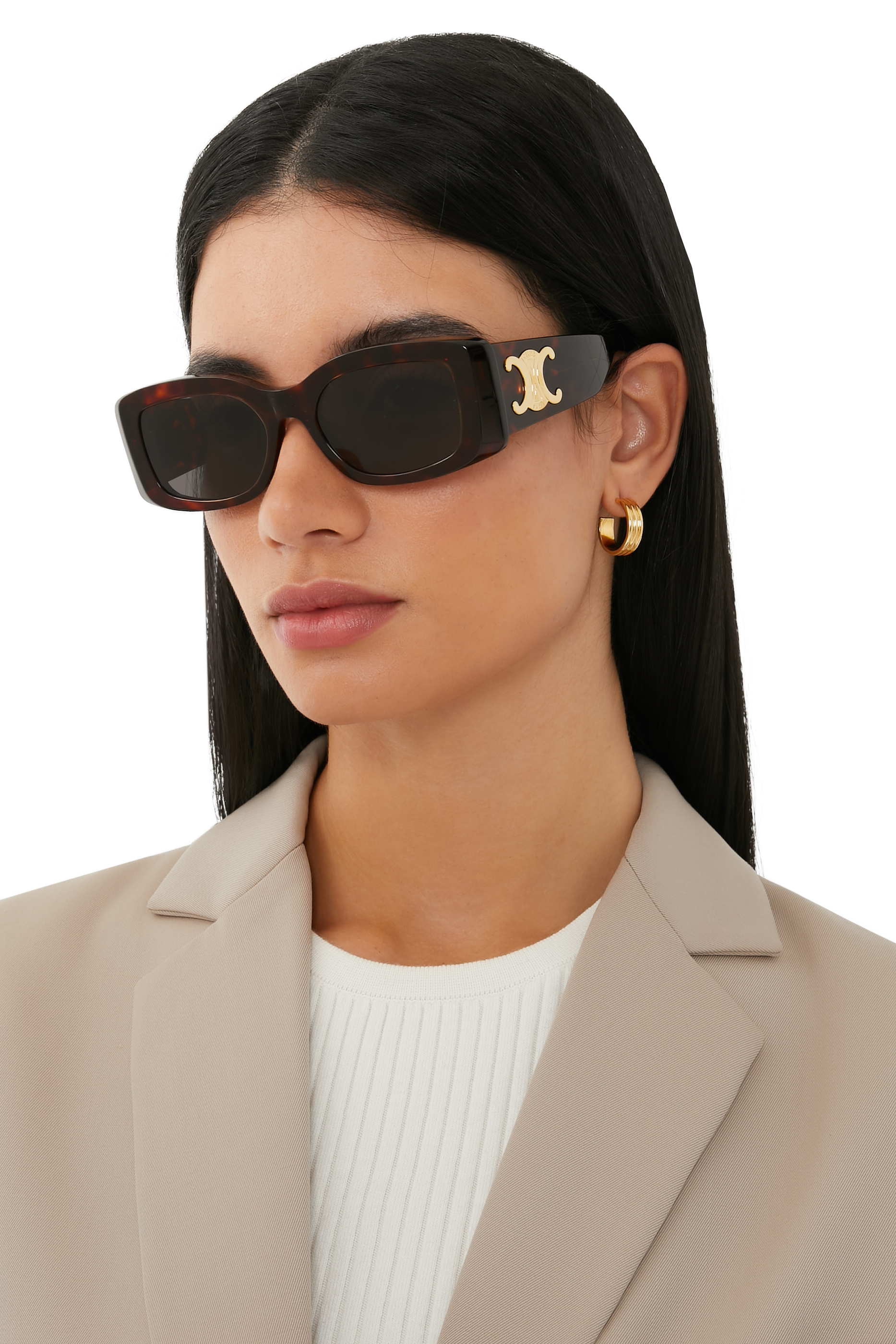  Maxi Triomphe Rectangular Sunglasses