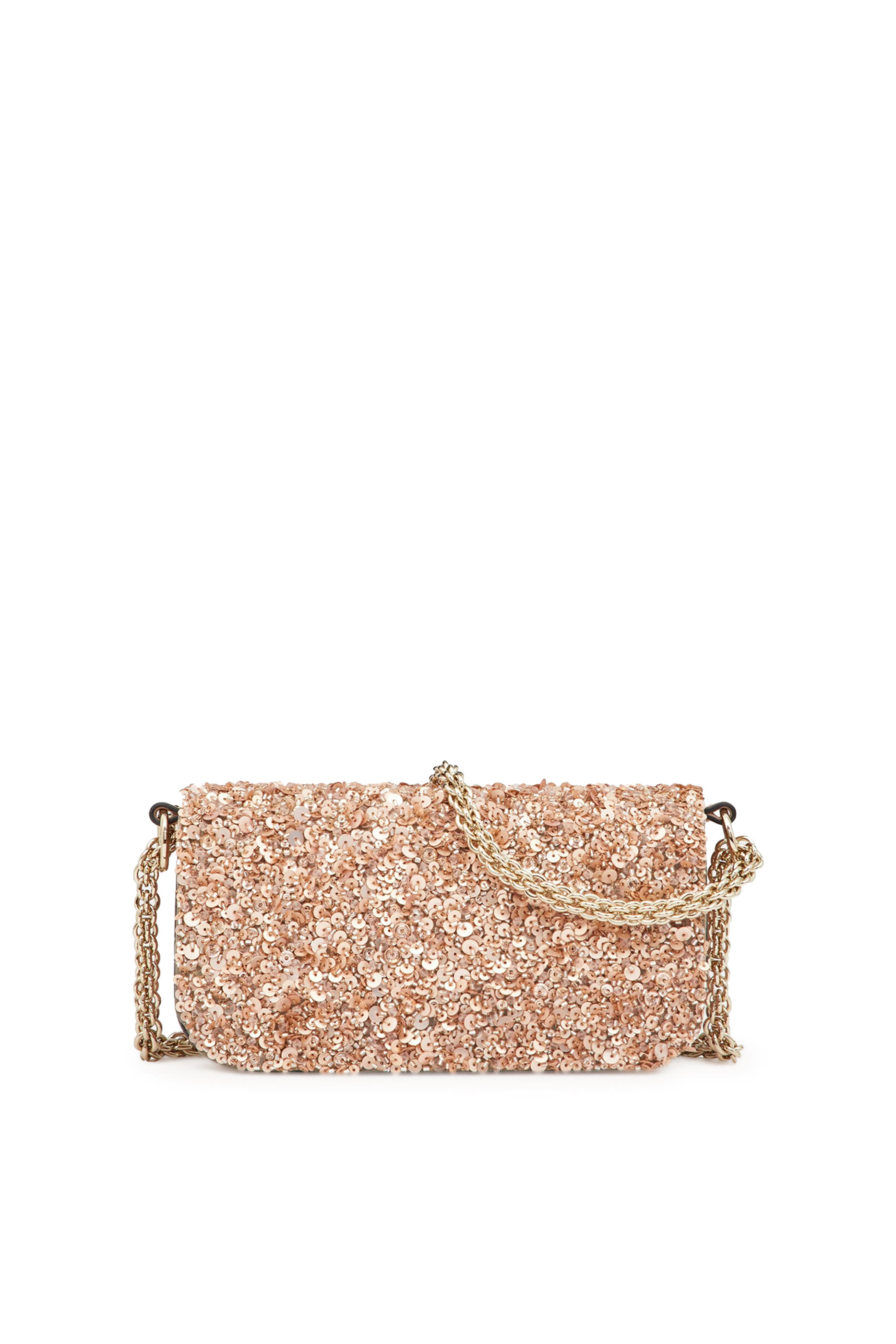 Small Sequin-Encrusted Loc&ograve; Shoulder Bag