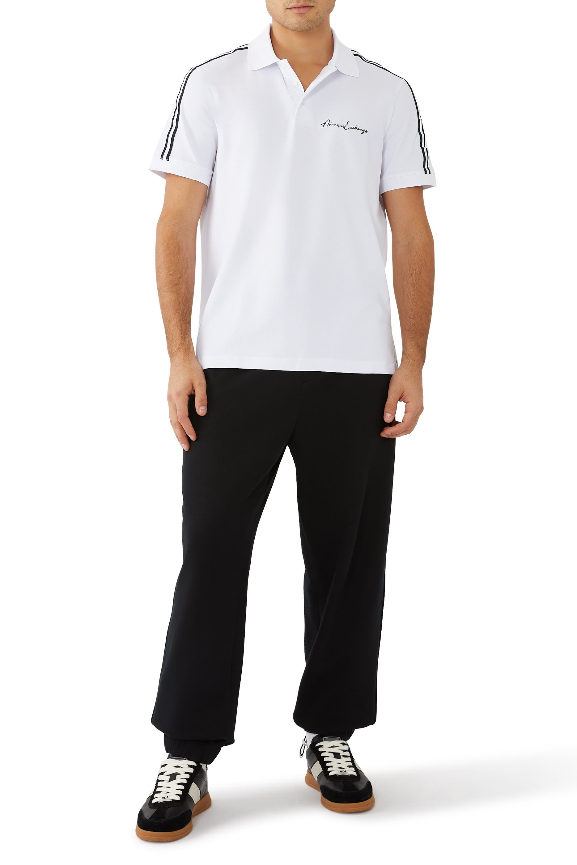 Regular Fit Polo Shirt with Signature Logo
