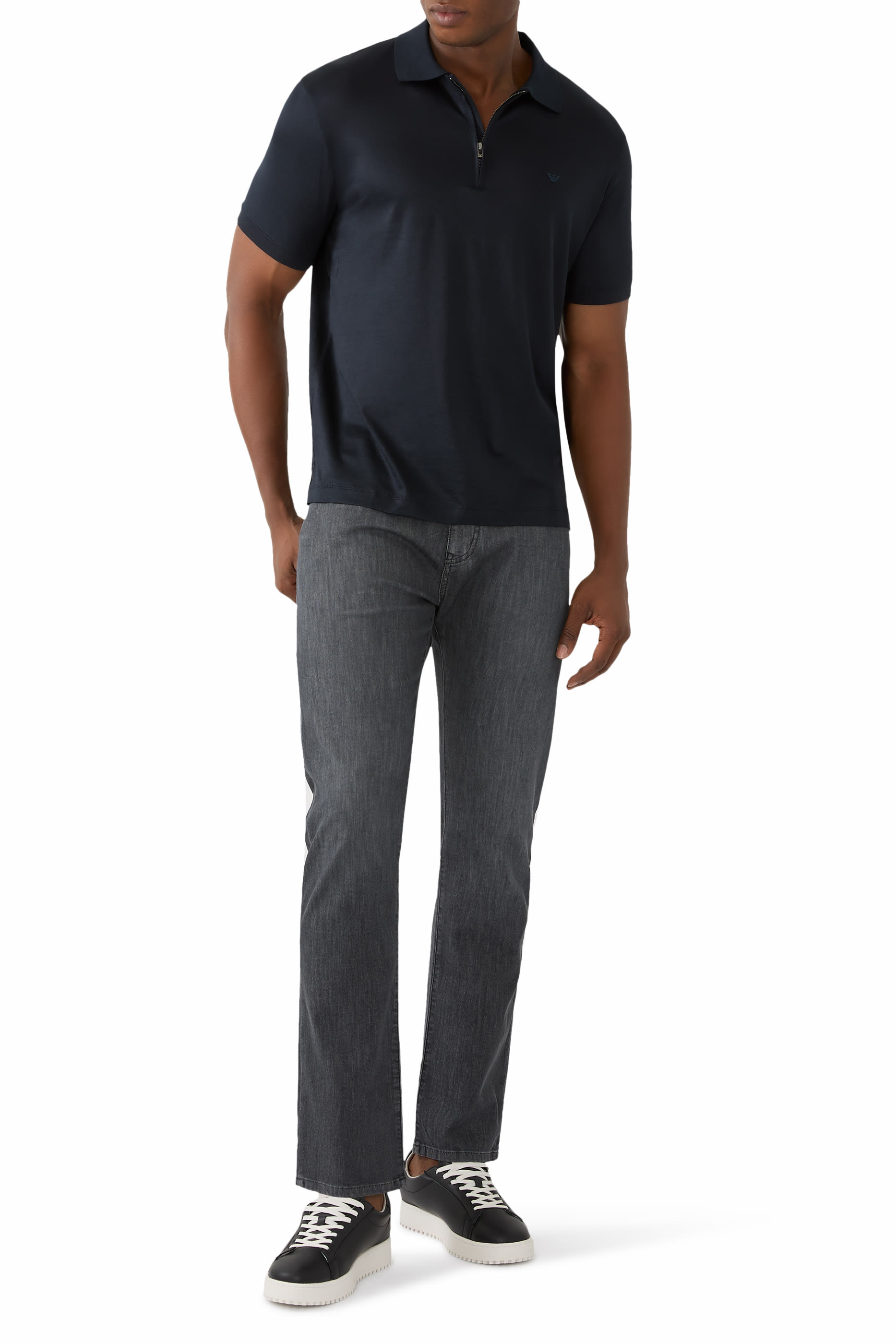 Straight Denim Pants