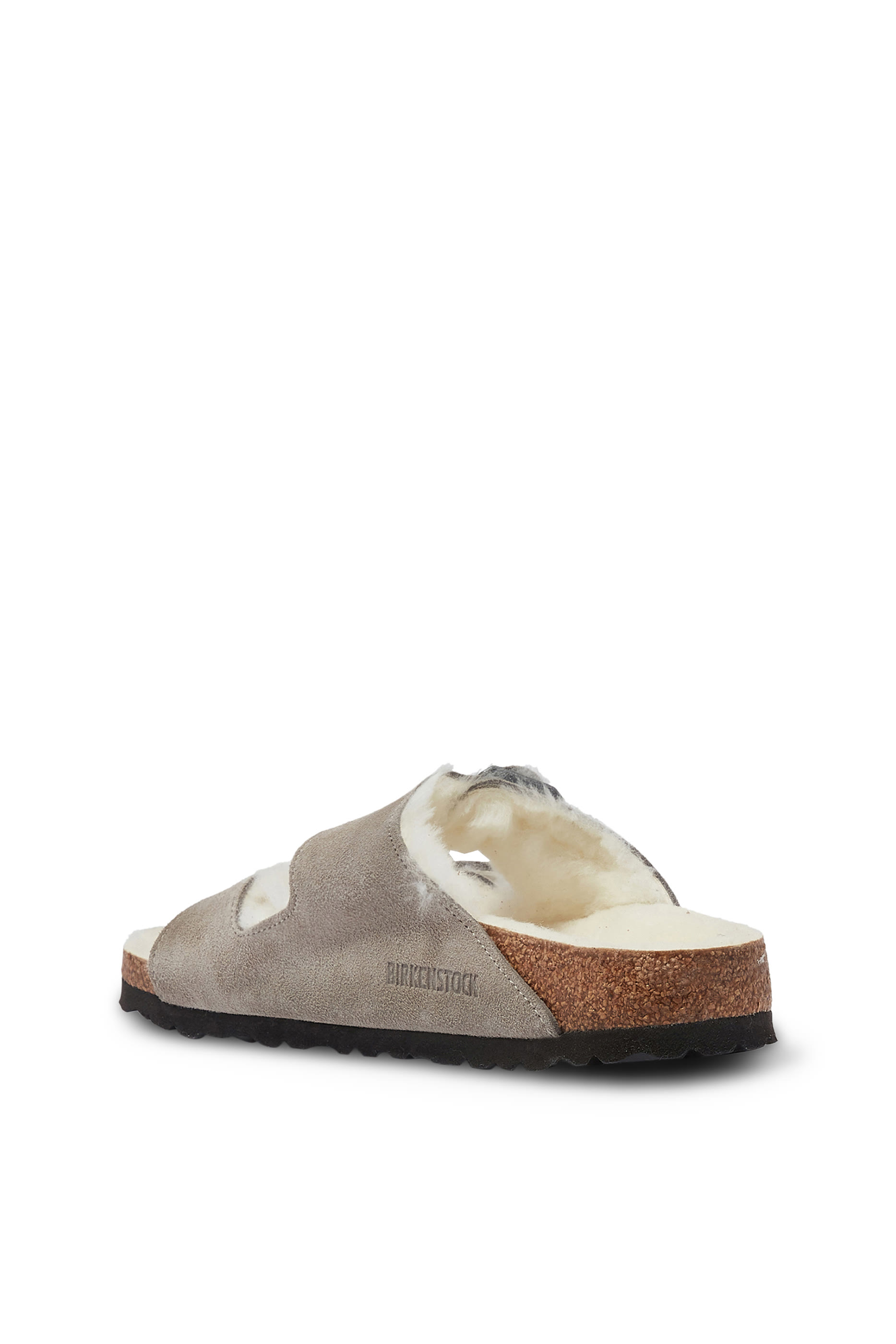  Arizona Shearling Suede Leather Sandal