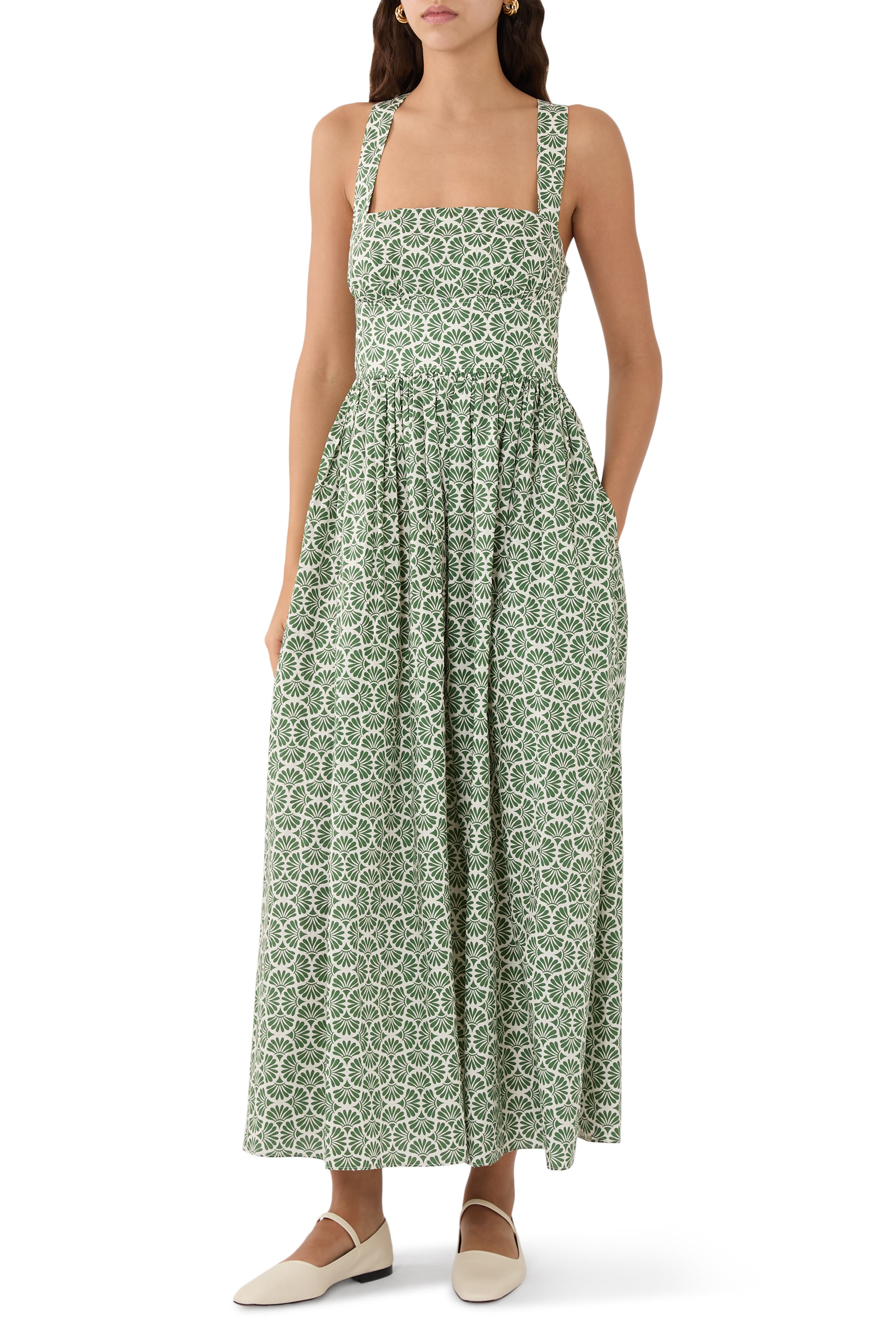 Crossback Midi Dress