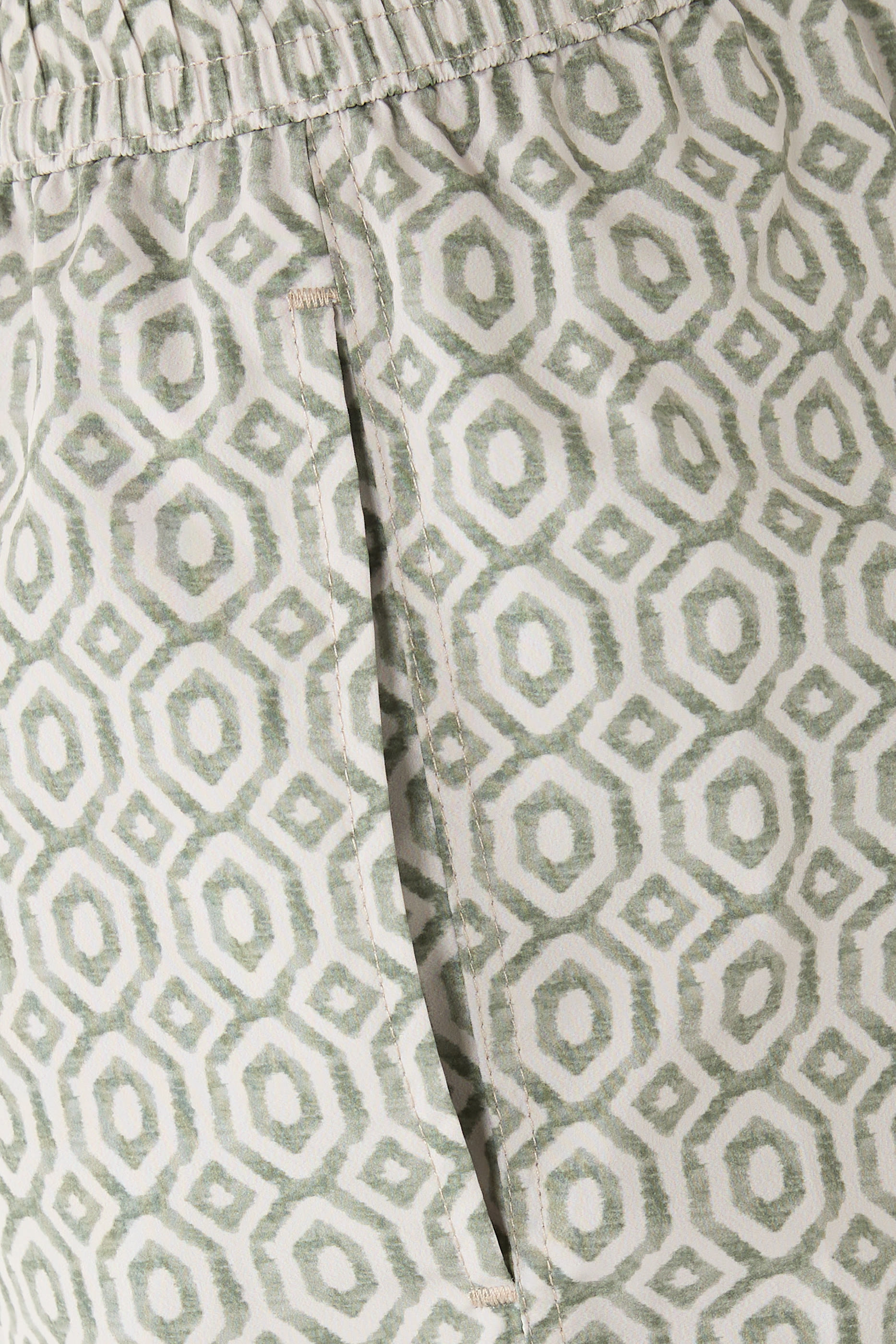 Geometric Pattern Swim Shorts