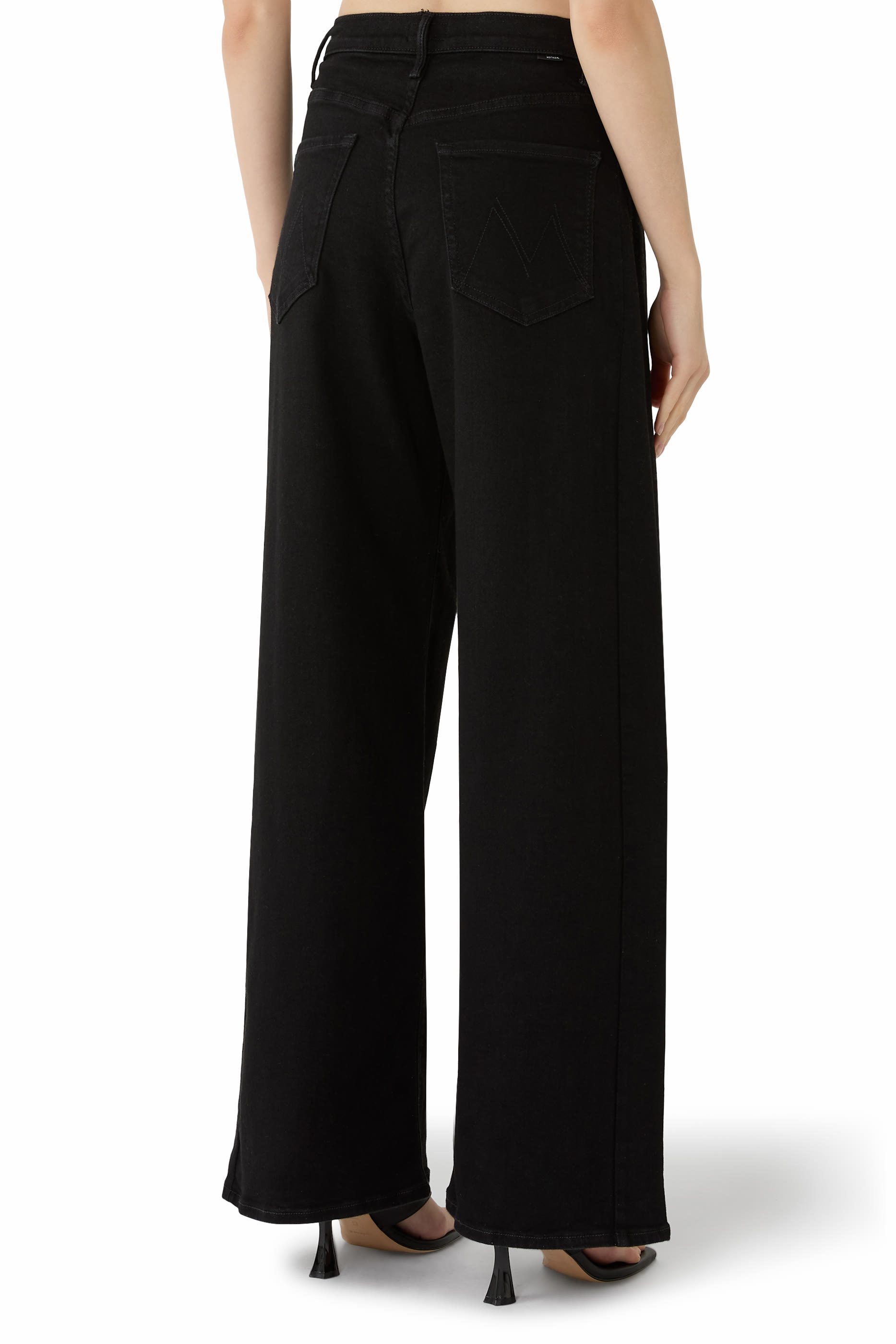 Pipe-Dream Zip Sneak Jeans