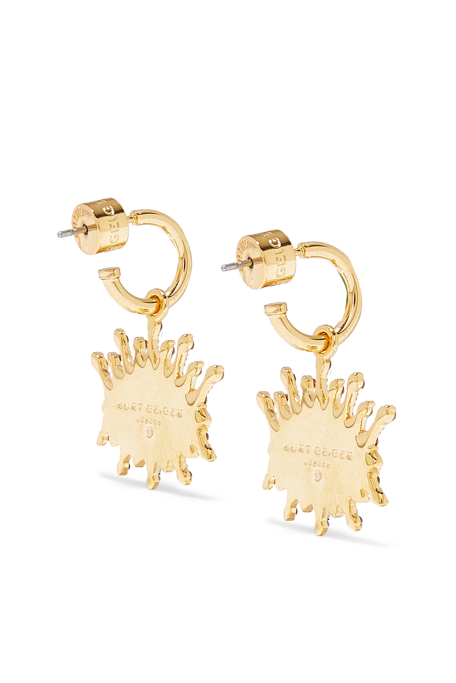 Eye Huggie Hoop Earrings