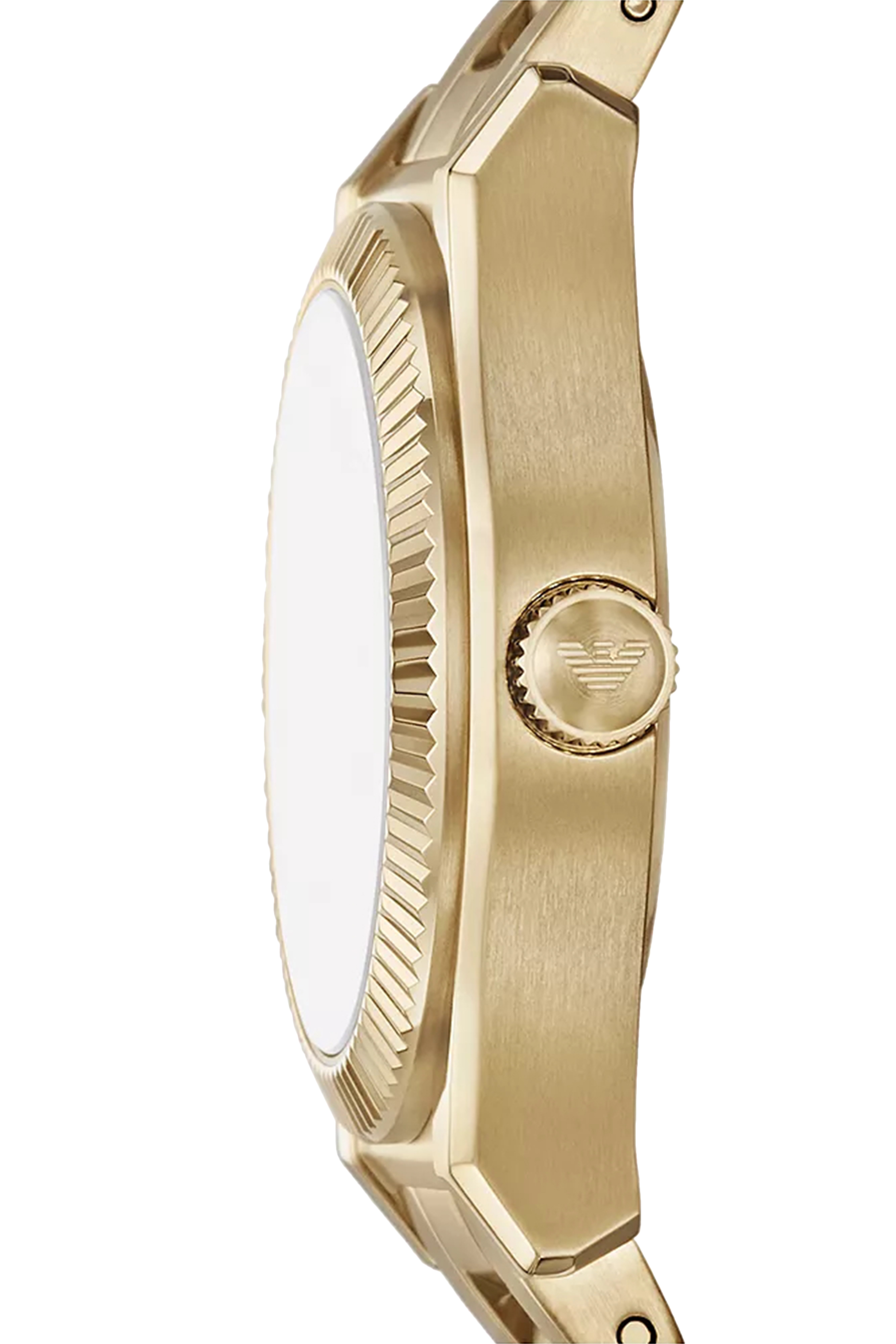  Three-Hand Gold-Tone Stainless Steel Watch