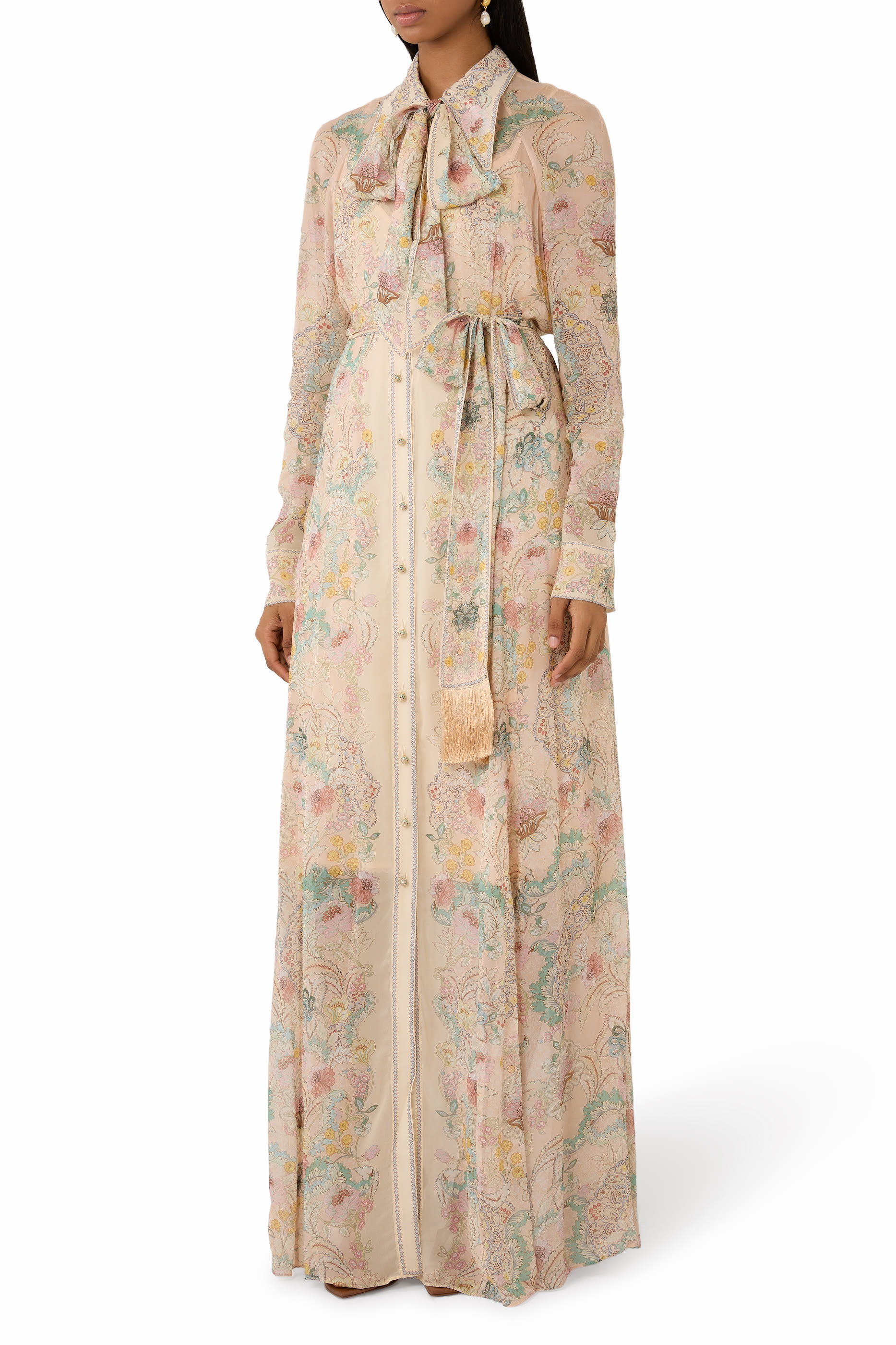  Rebellion Pussybow Shirt Dress