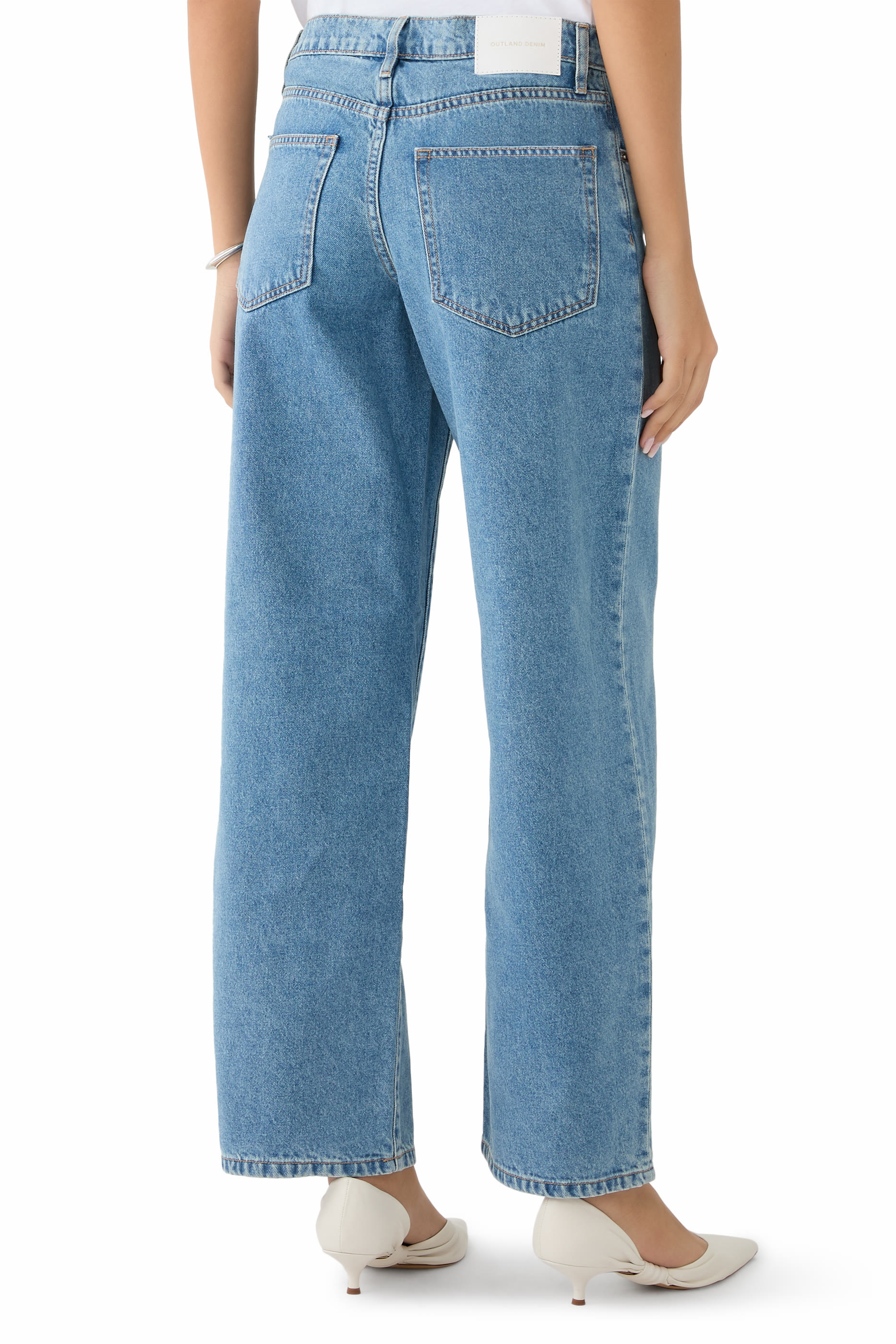 Avril Mid Slouchy Wide Leg Jeans