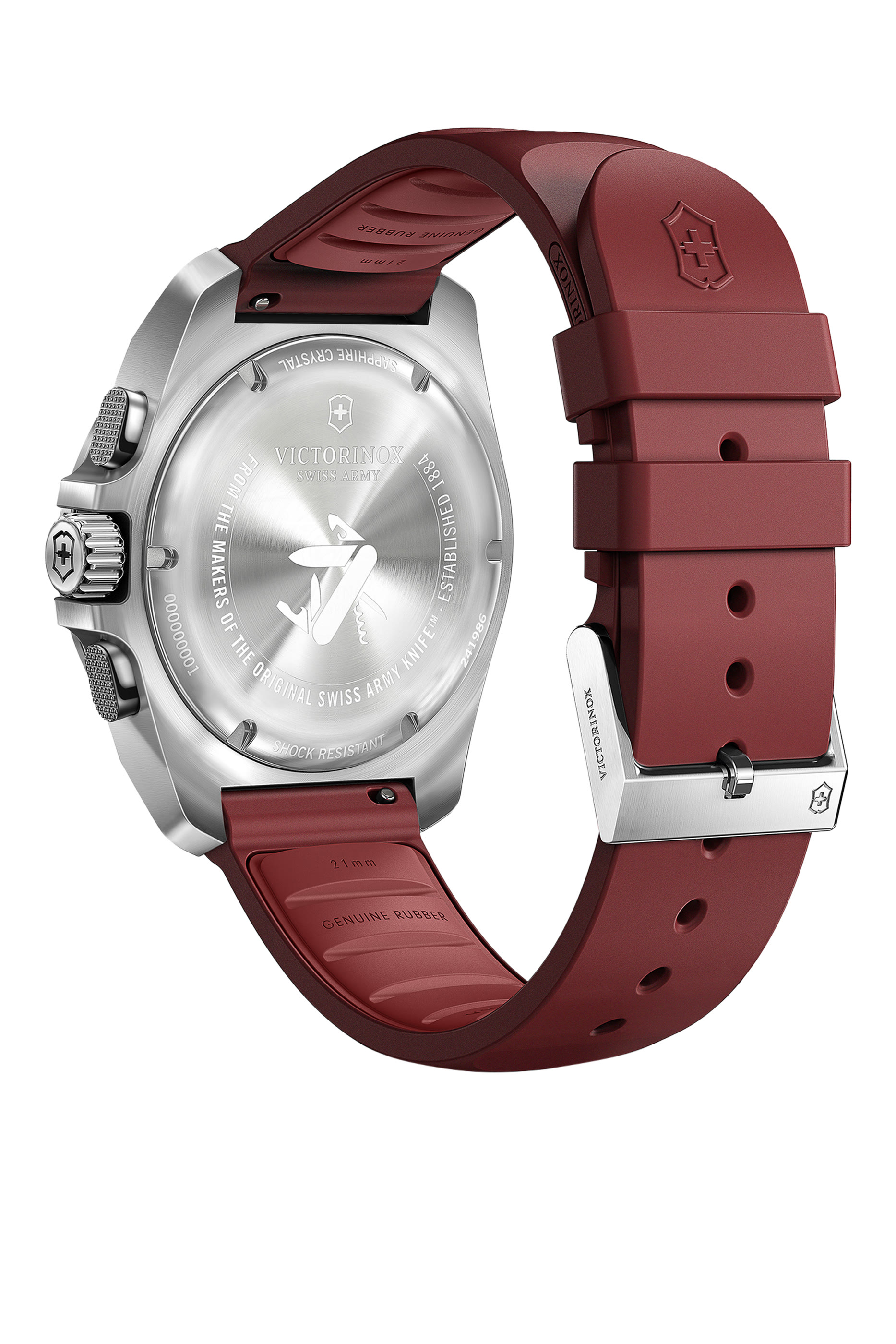 I.N.O.X. Chrono Watch, Rubber & Stainless Steel