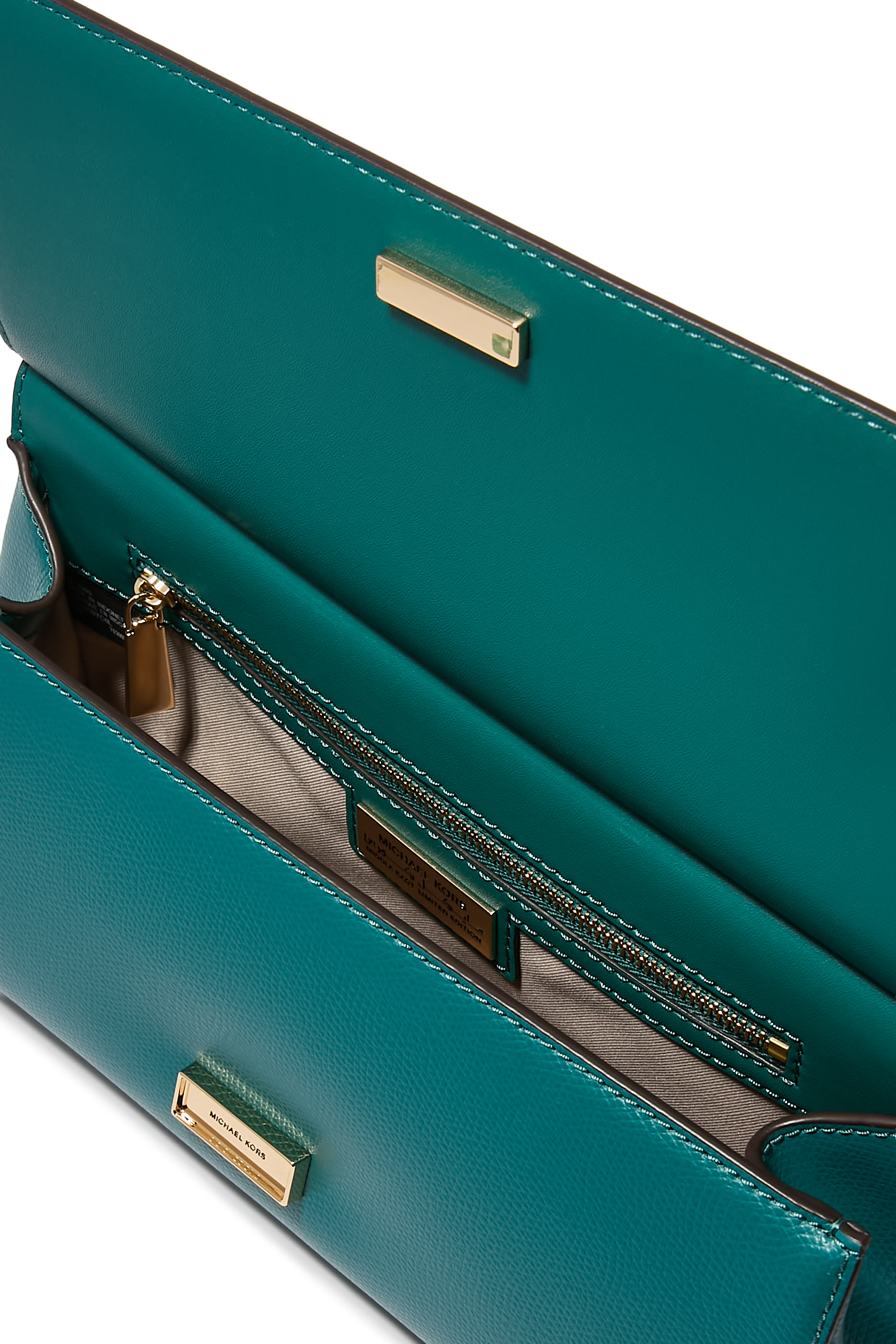 Carmine Medium Pebbled Leather Pochette