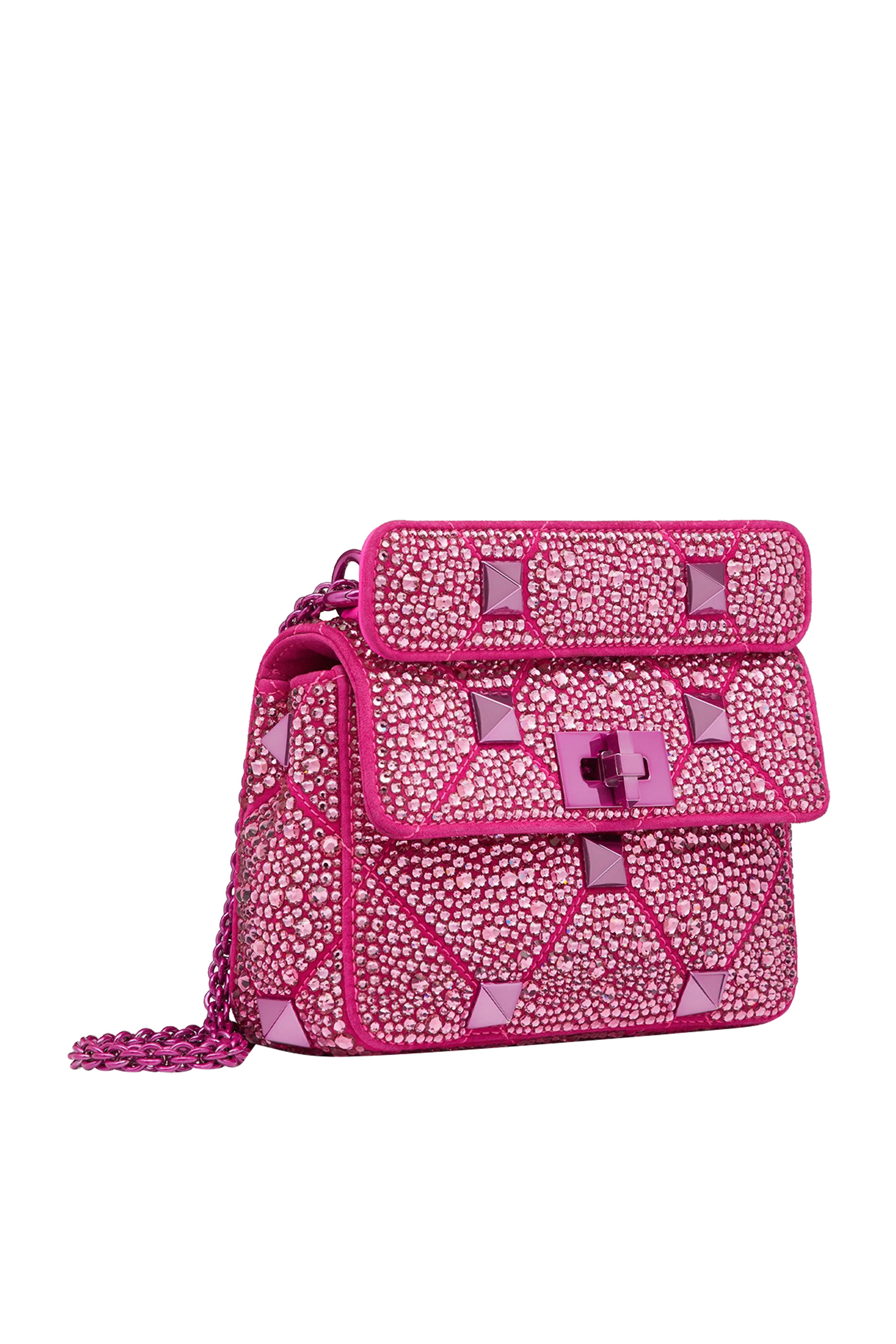  Small Roman The Stud Crystal Shoulder Bag