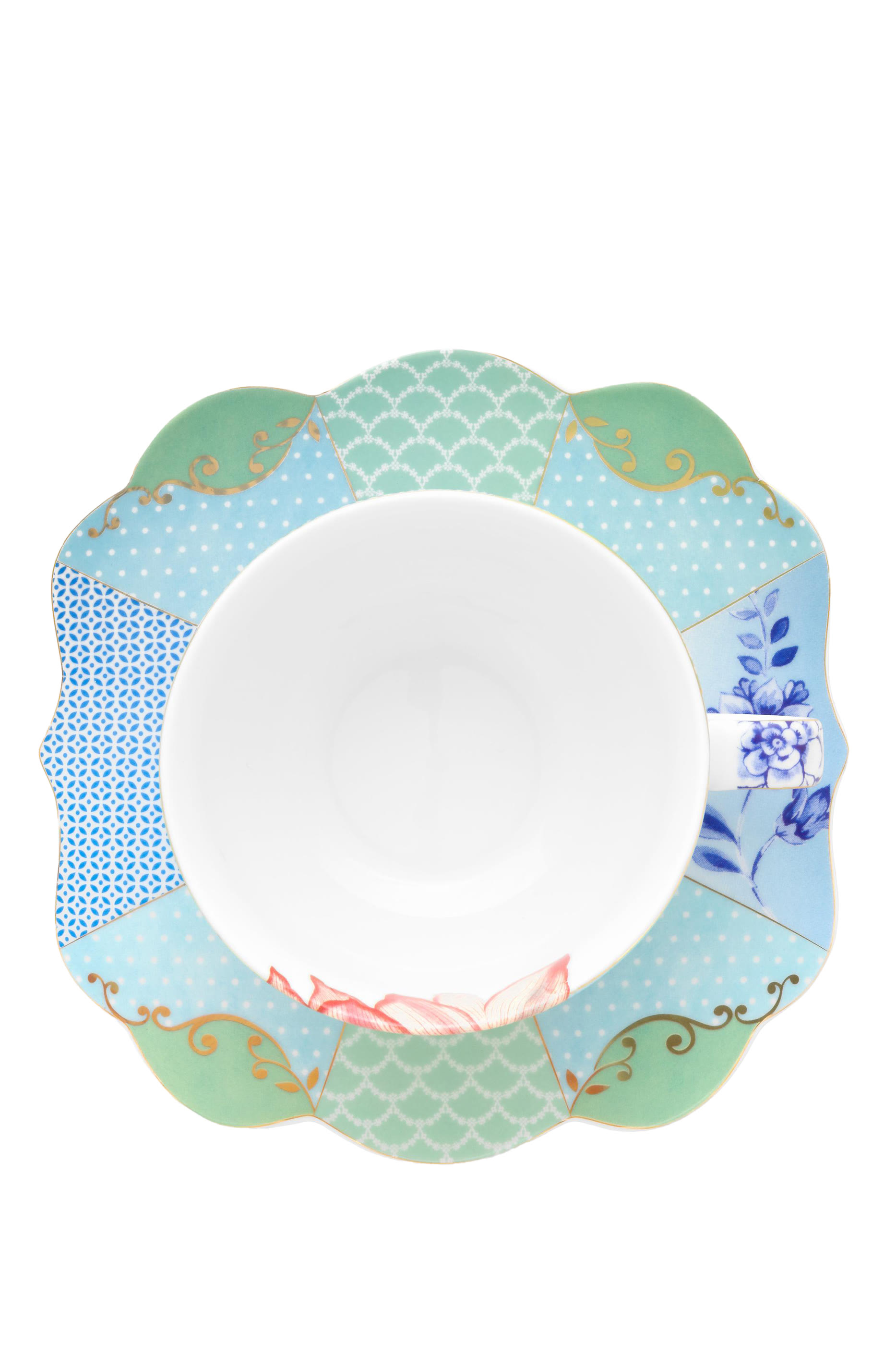 Royal Flowers Cup & Saucer