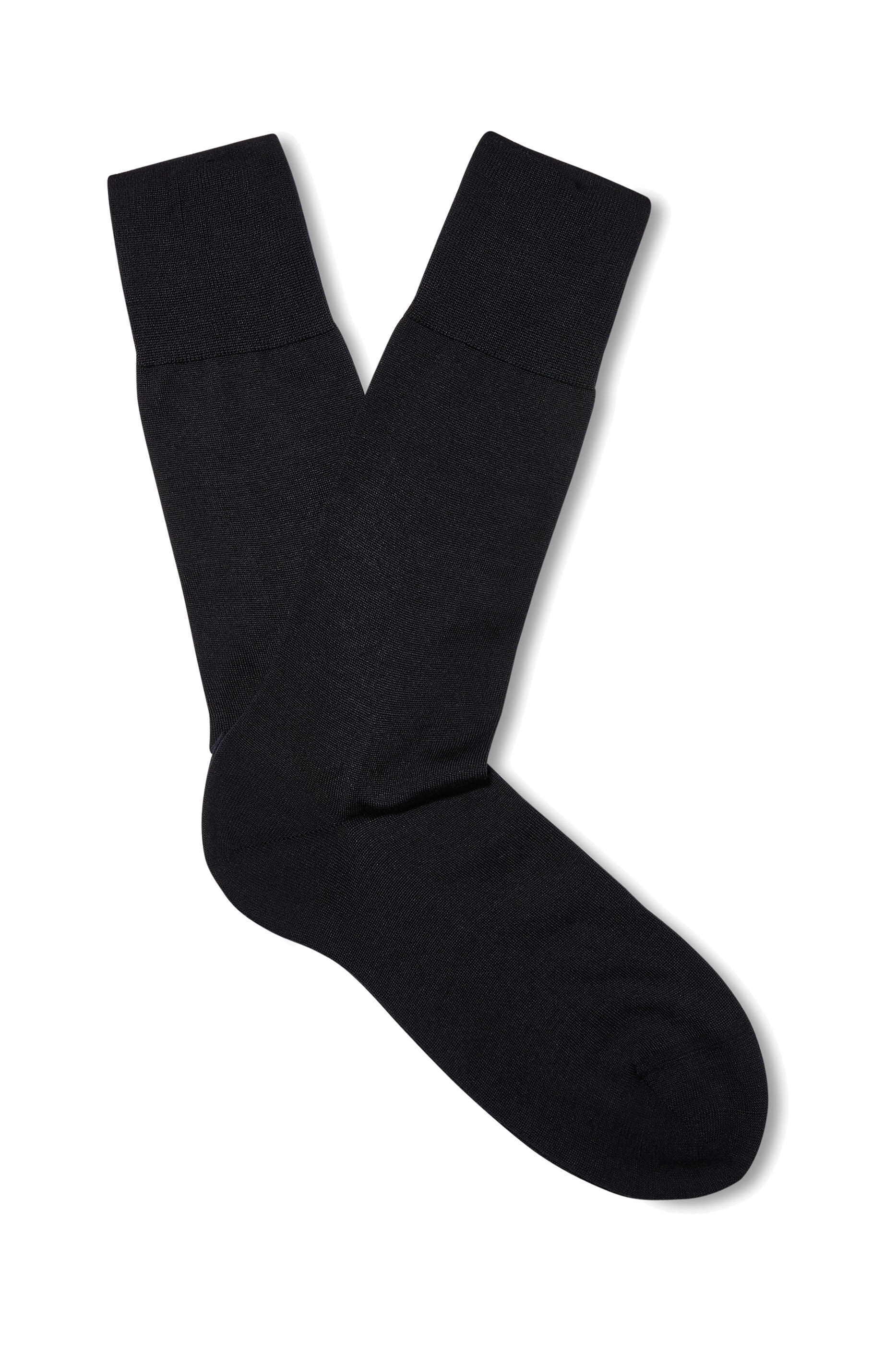 Merino Wool and Silk-Blend Socks