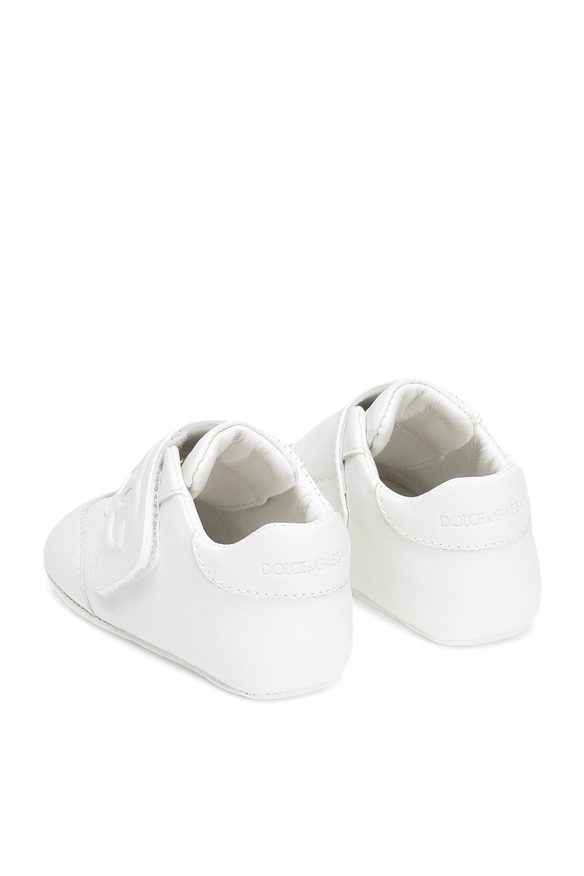 Kids DG Logo Leather Slippers