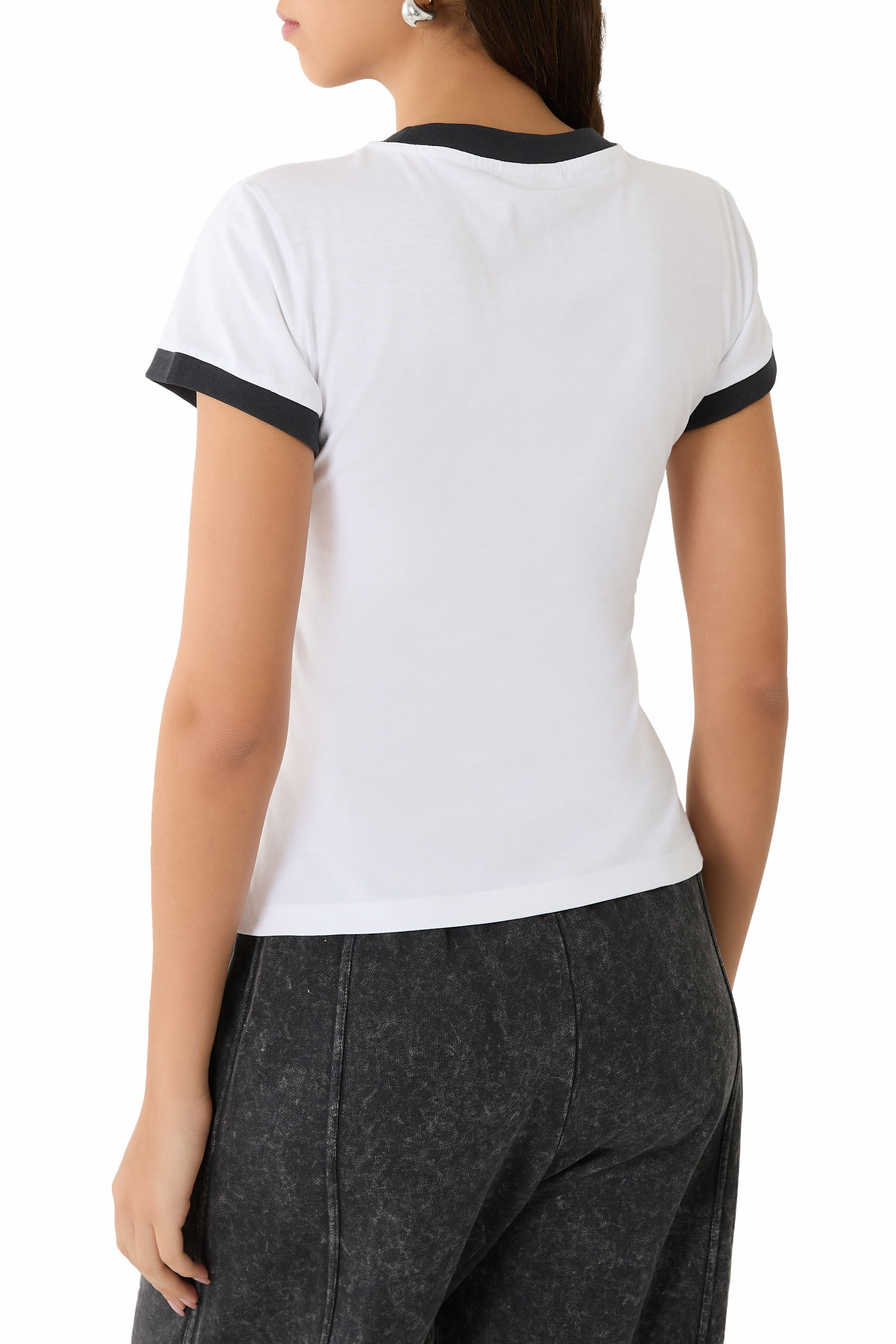 Cropped Kitty T-shirt