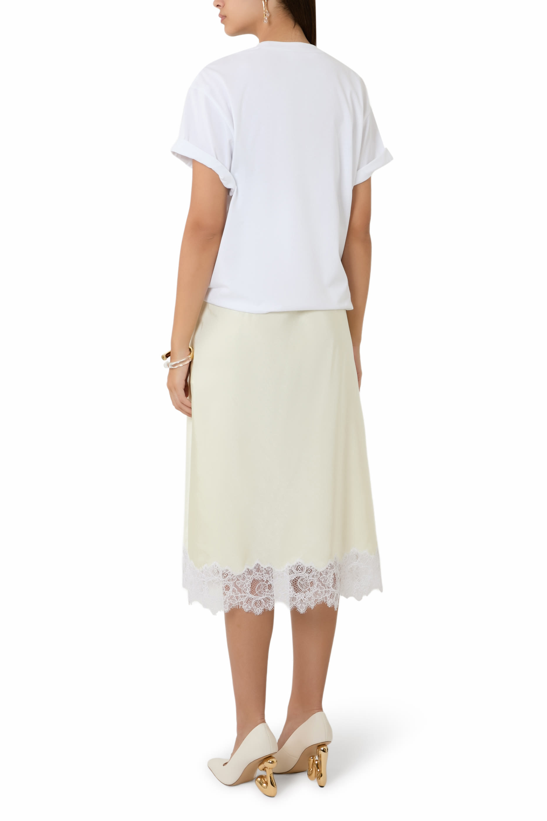Draped T-Shirt Slip Combo Dress