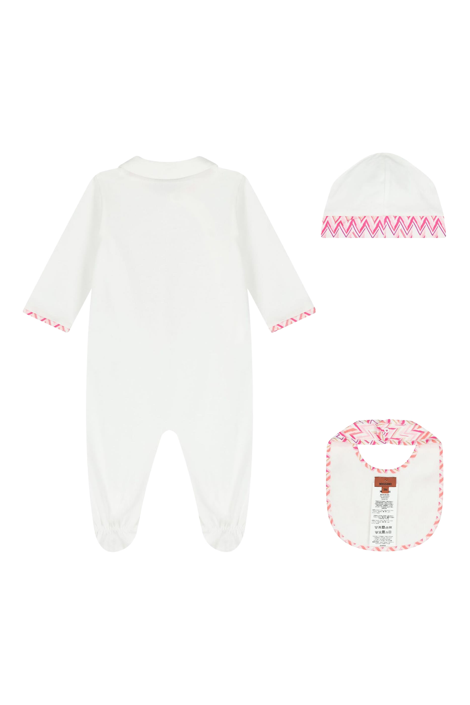 Kids Zigzag Print Babysuit Set