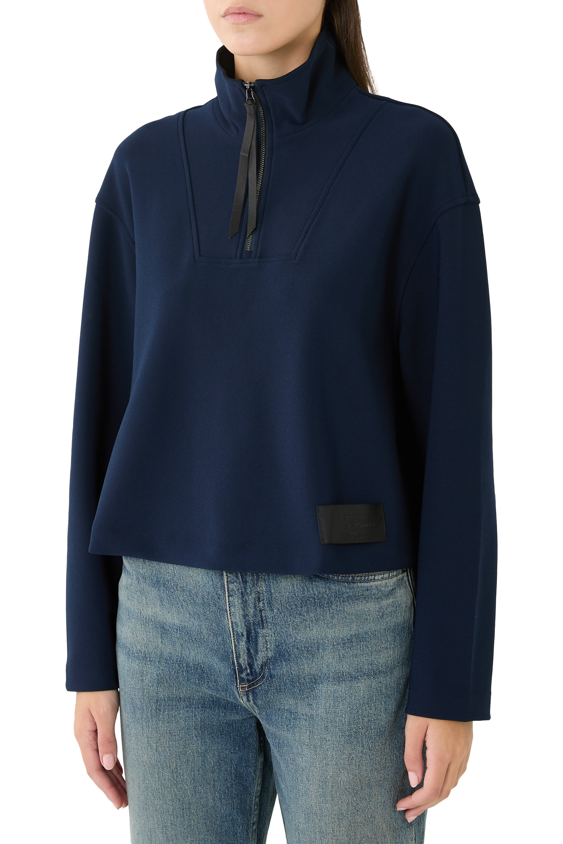 Logo Half-Zip Sweatshirt