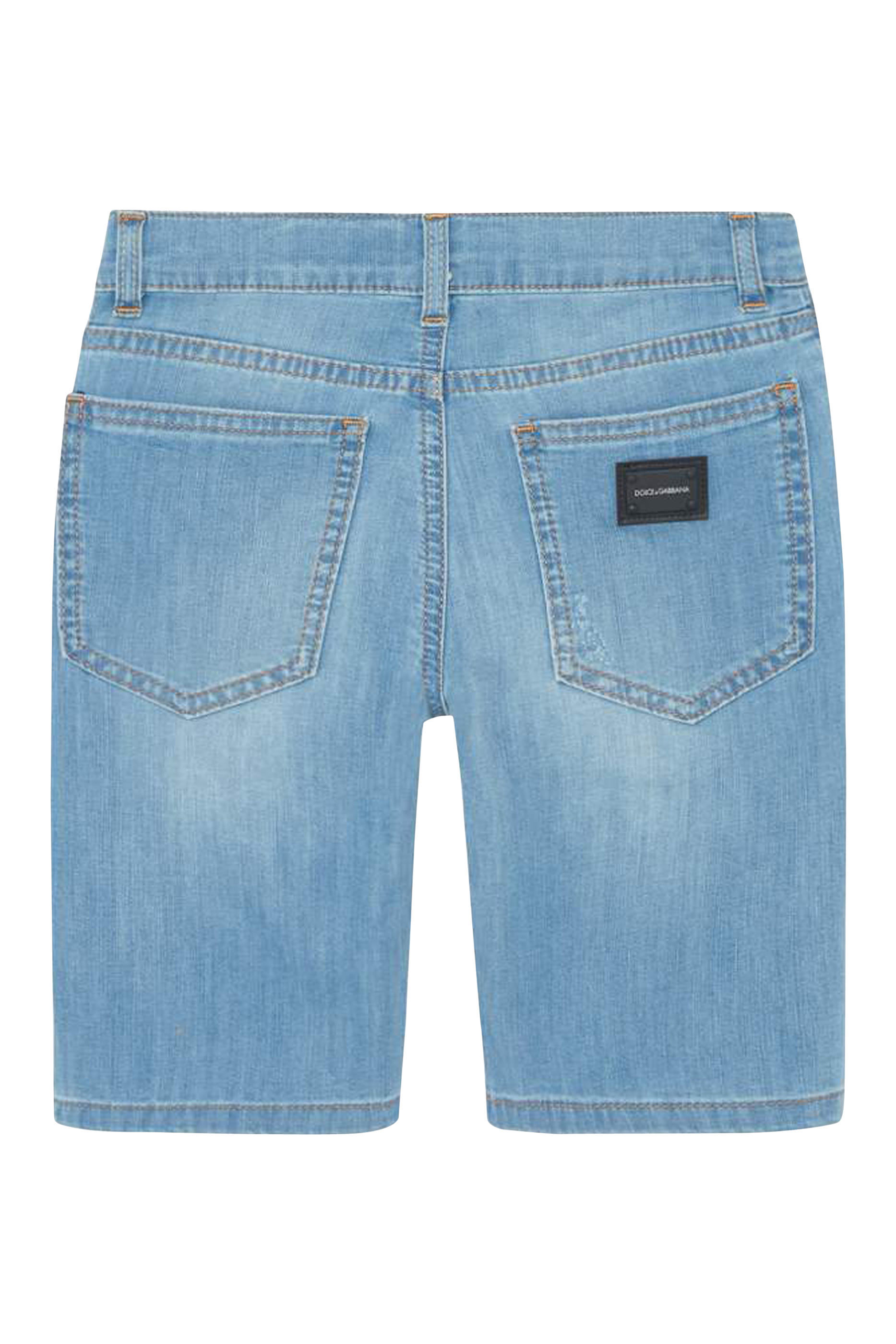 Kids Adjustable Denim Shorts